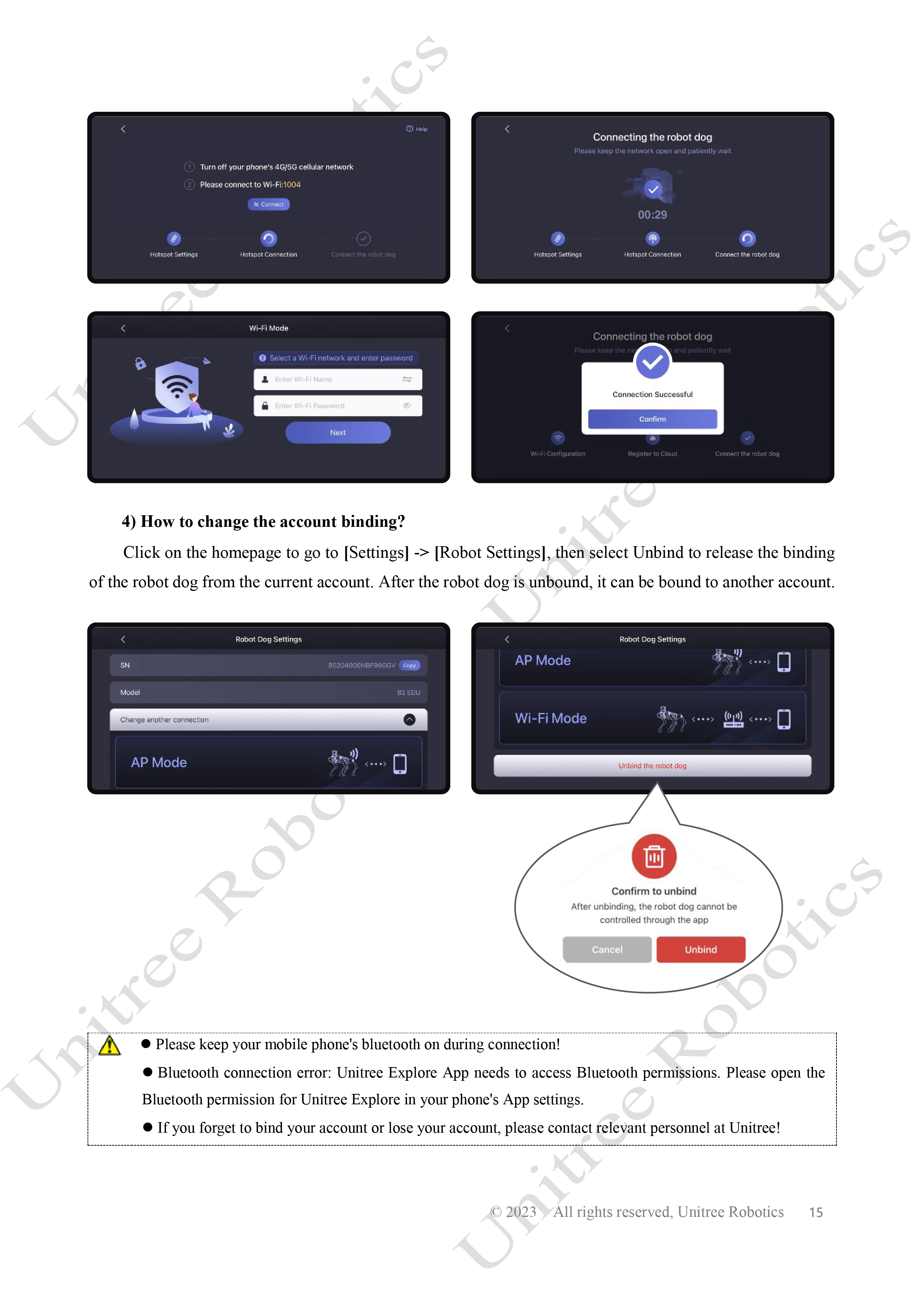 Unitree B2 Official User Manual page 16