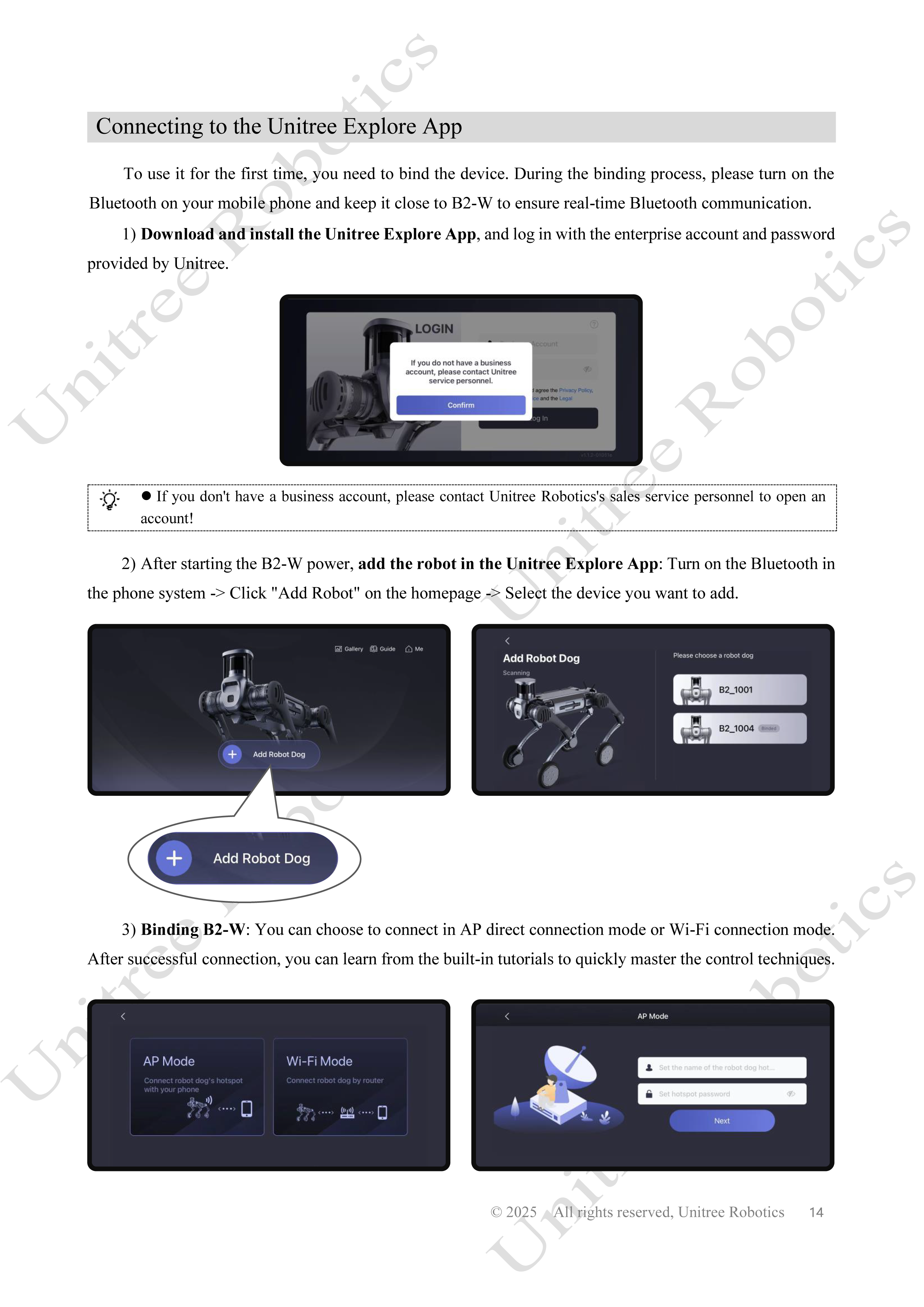 Unitree B2-W Official User Manual page 15