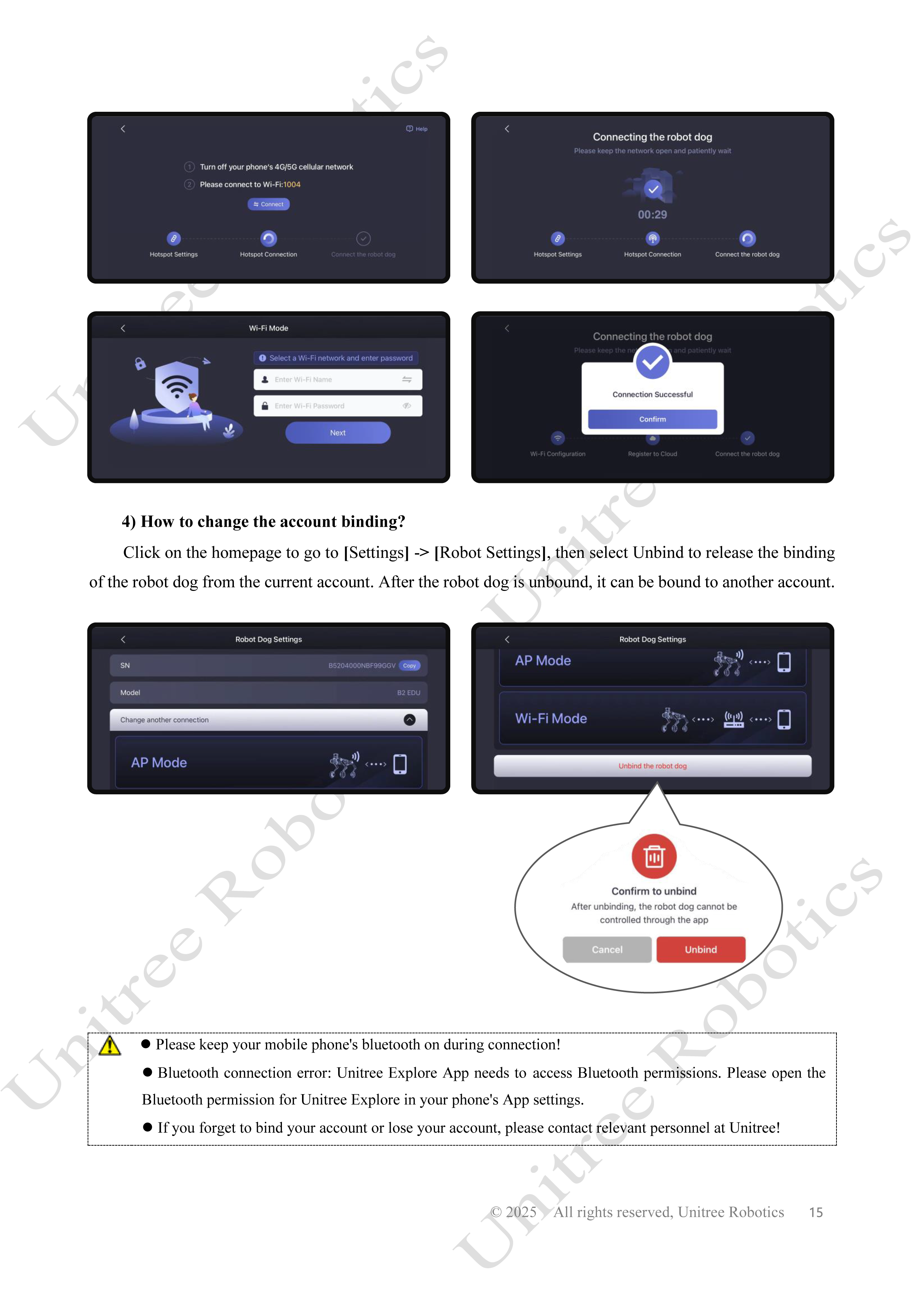 Unitree B2-W Official User Manual page 16
