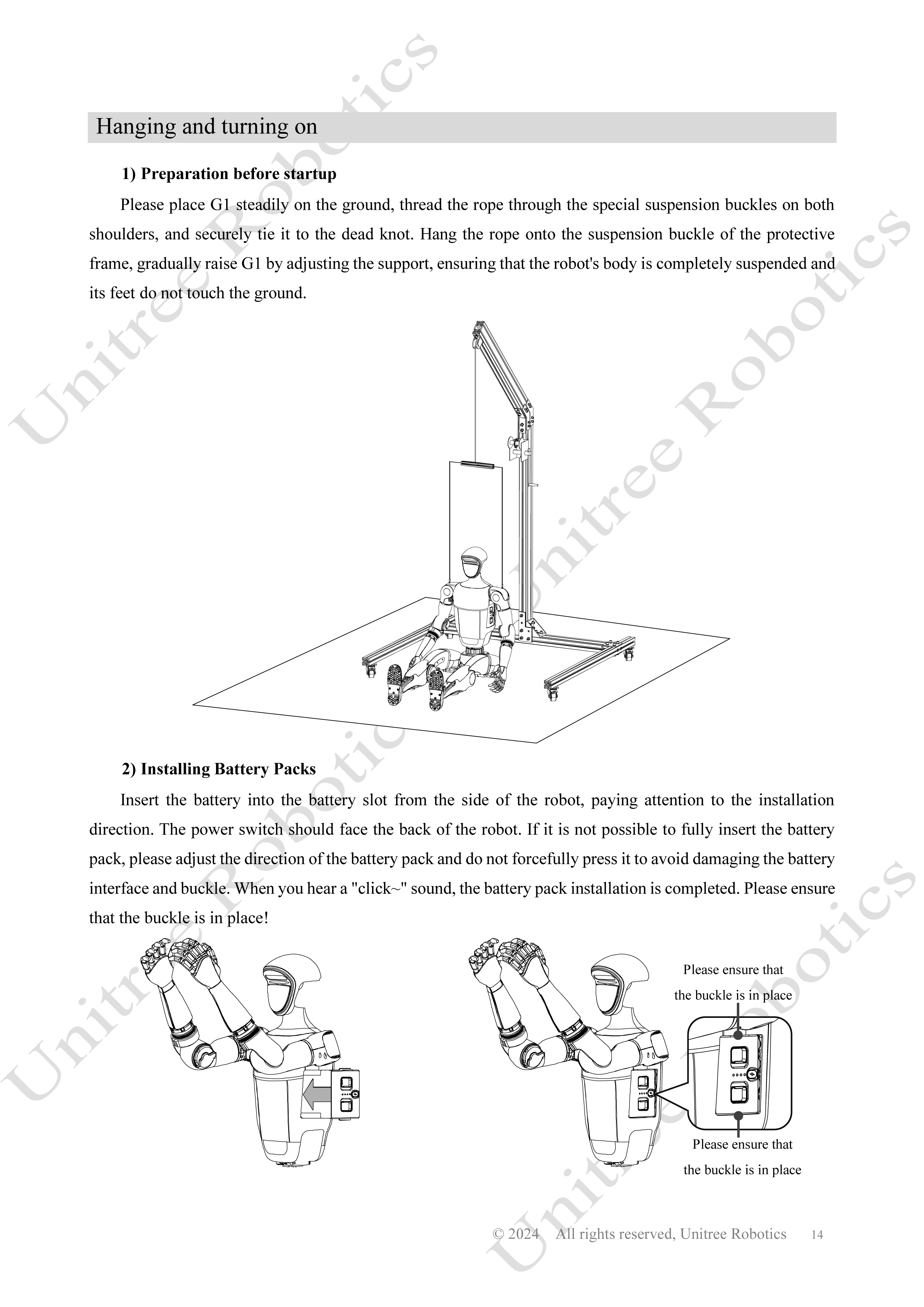 Unitree G1 Official User Manual page 15
