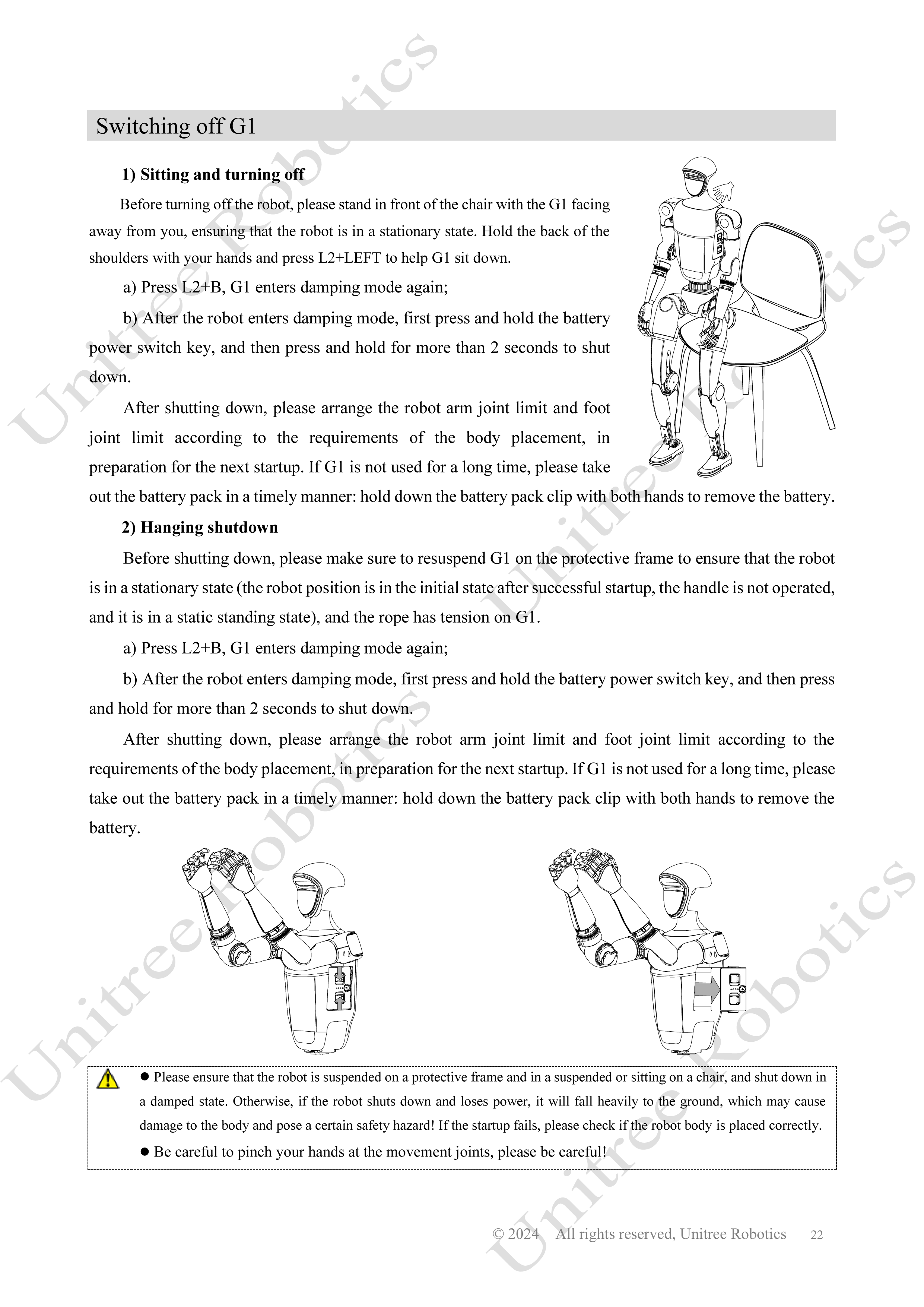 Unitree G1 Official User Manual page 23