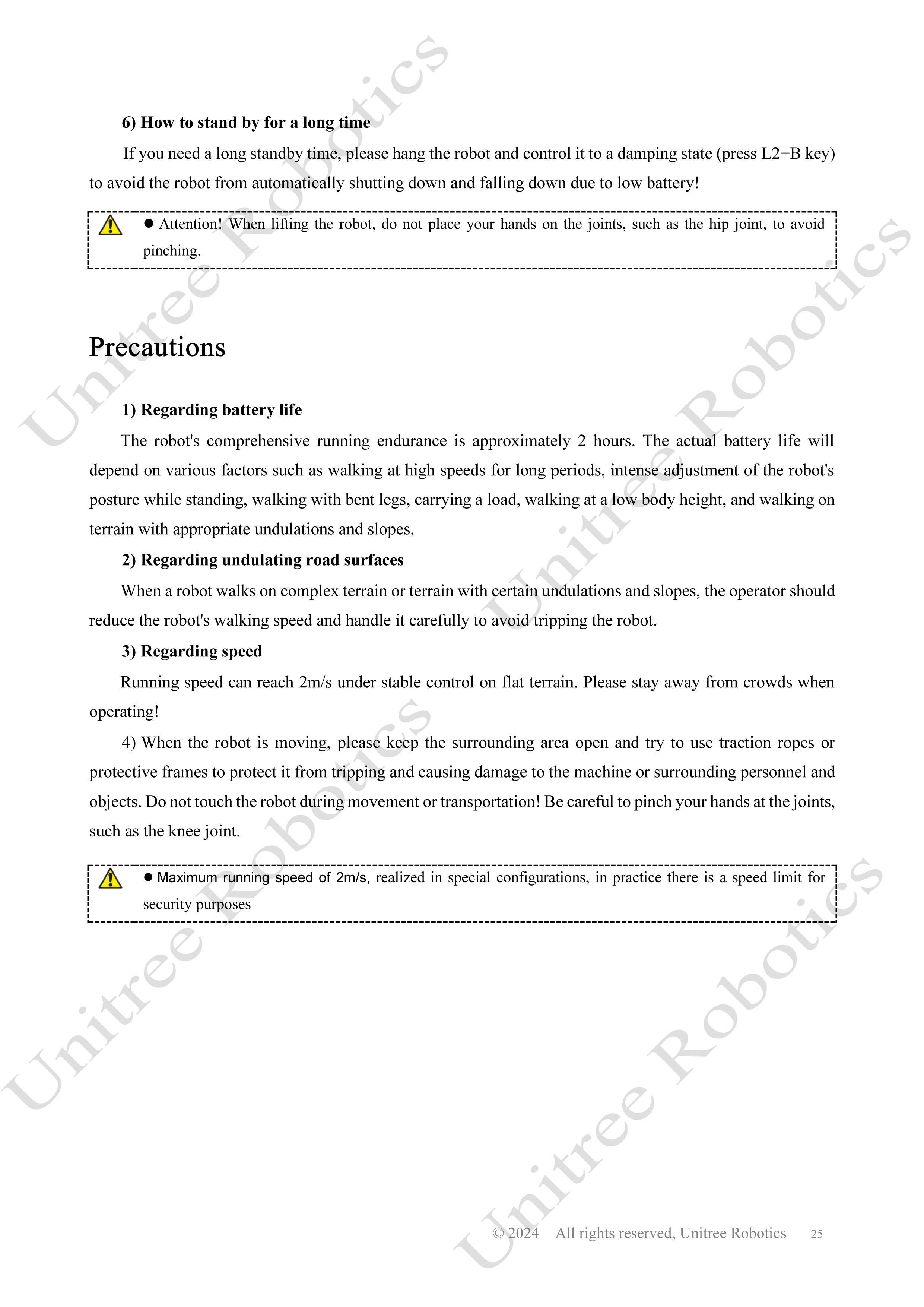 Unitree G1 Official User Manual page 26