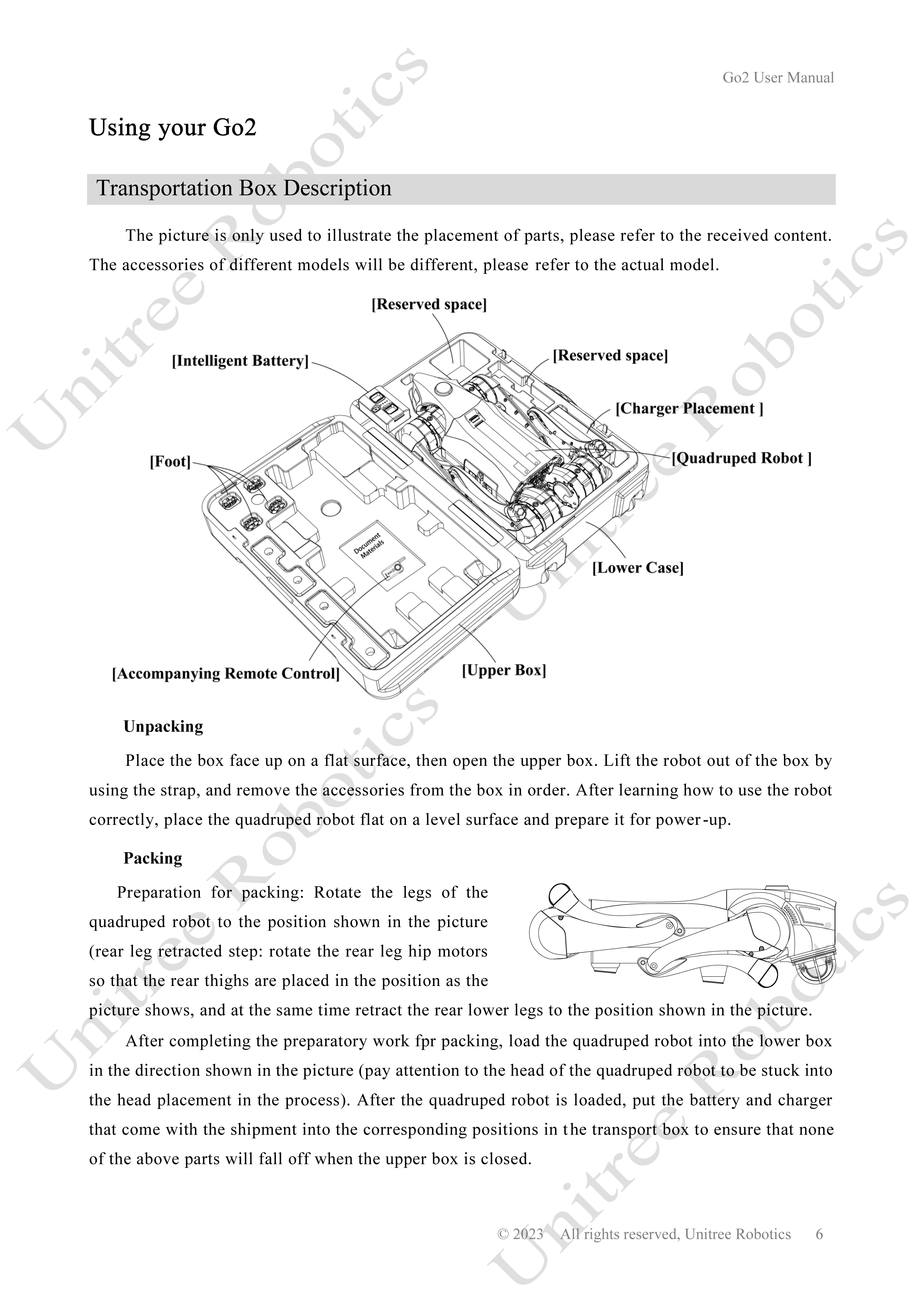 Unitree Go2 Official User Manual page 6