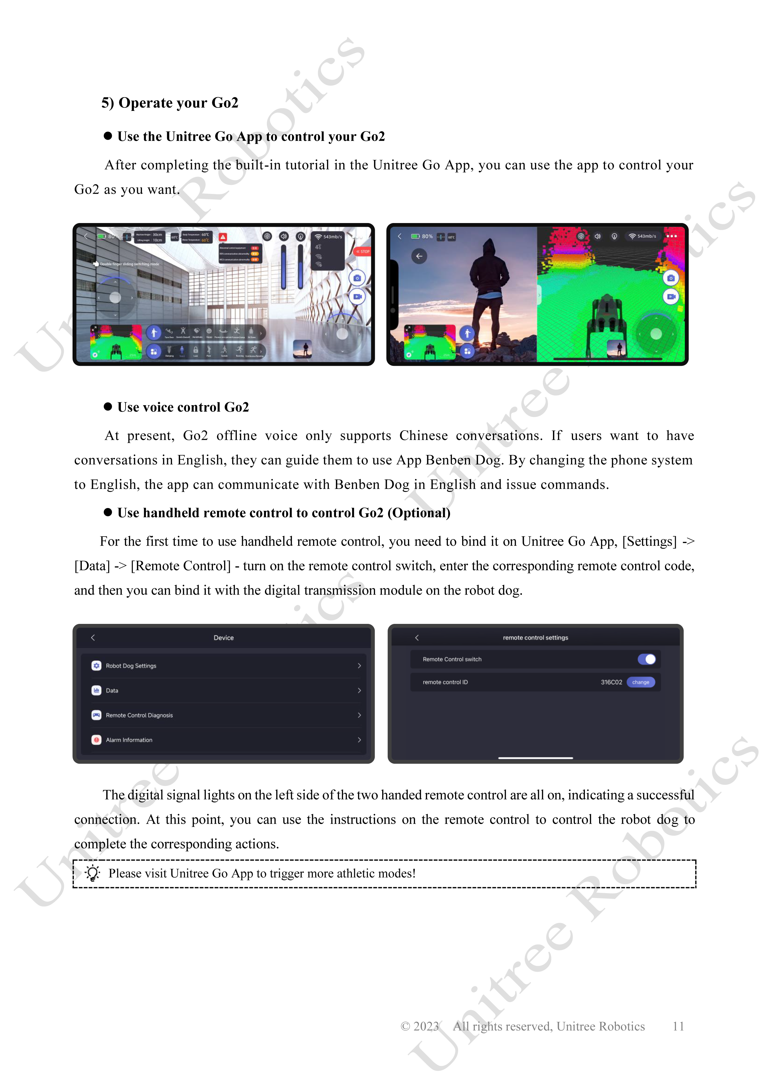 Unitree Go2 Official User Manual page 11