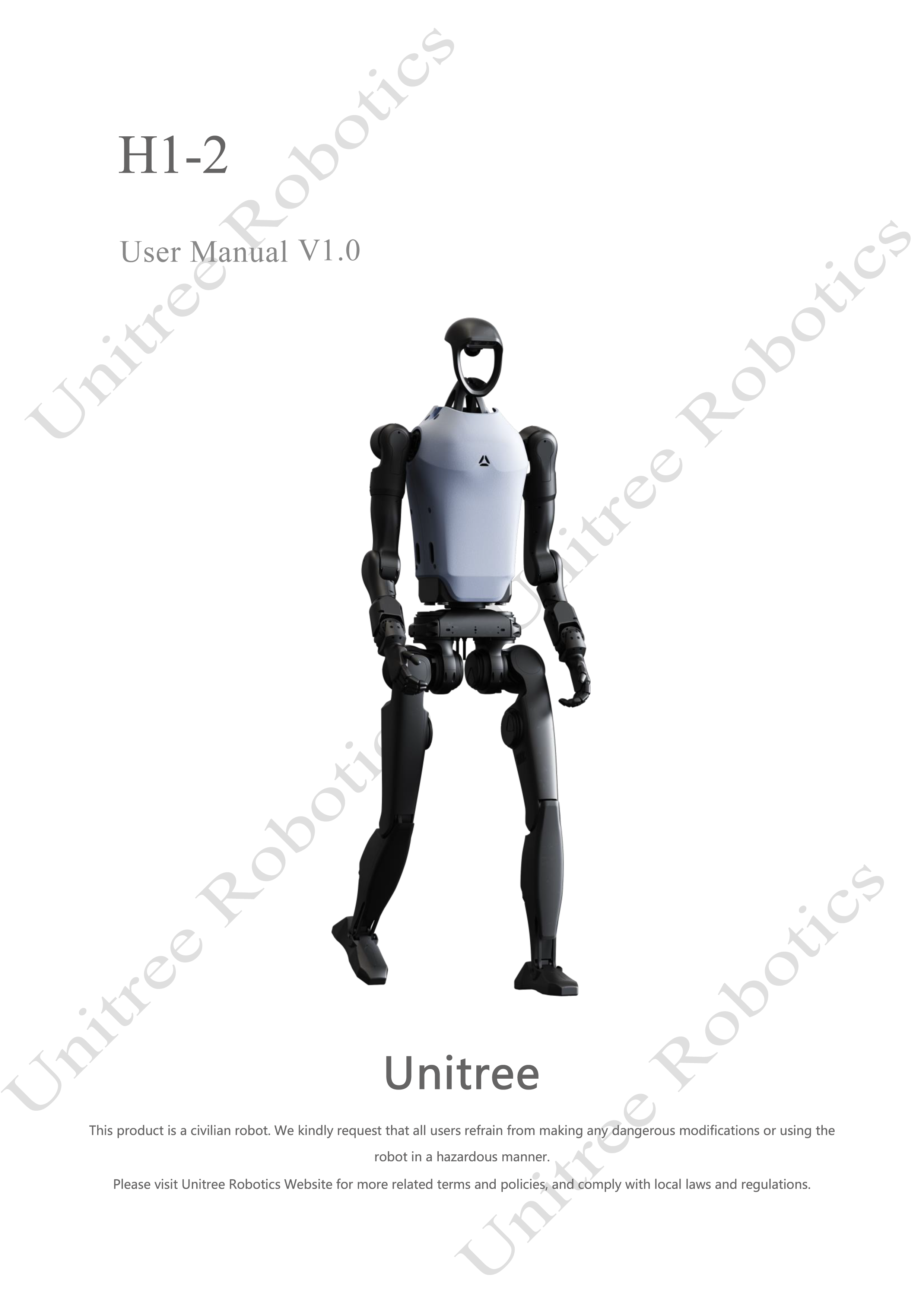 Unitree H1-2 Official User Manual page 1