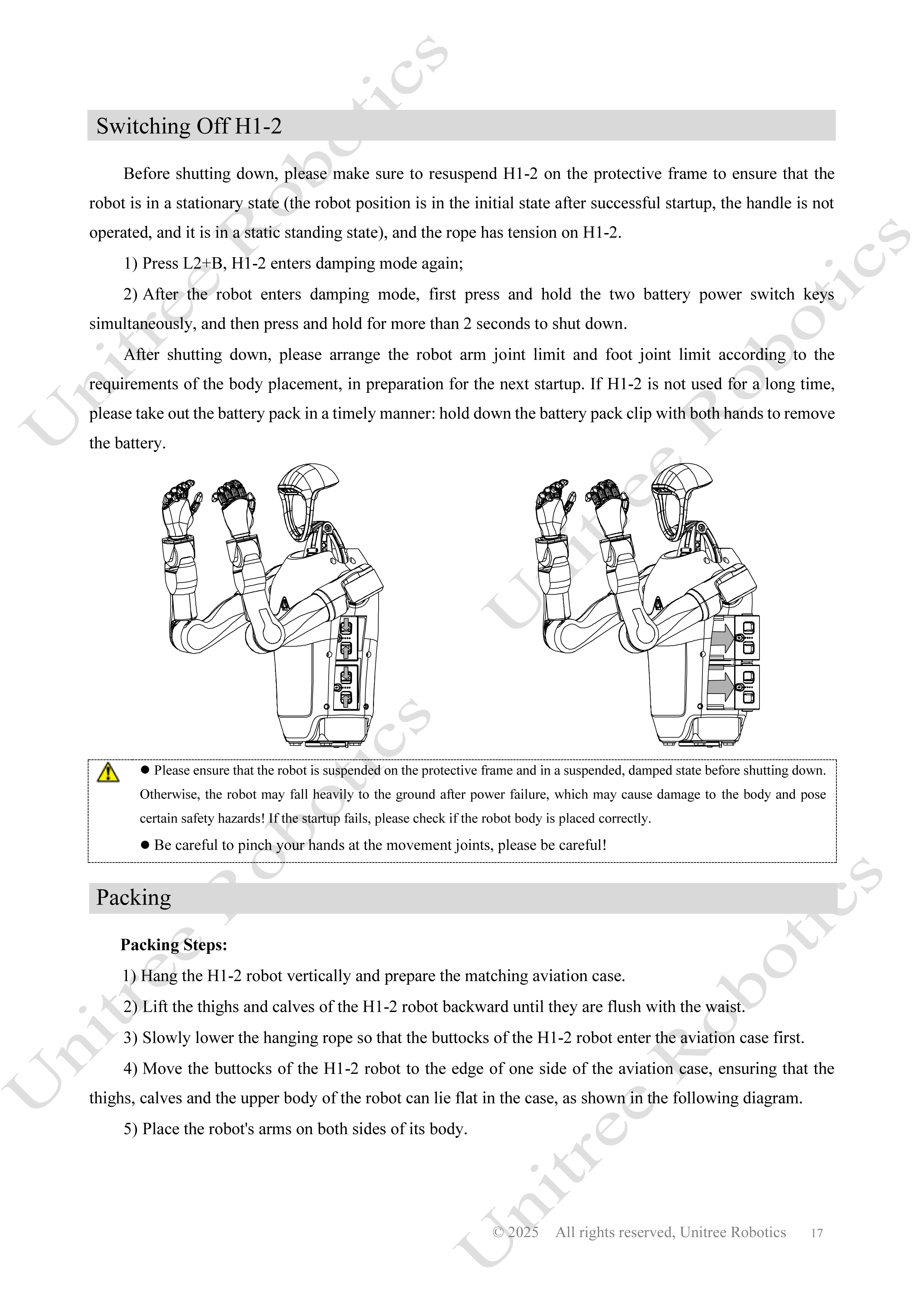 Unitree H1-2 Official User Manual page 18