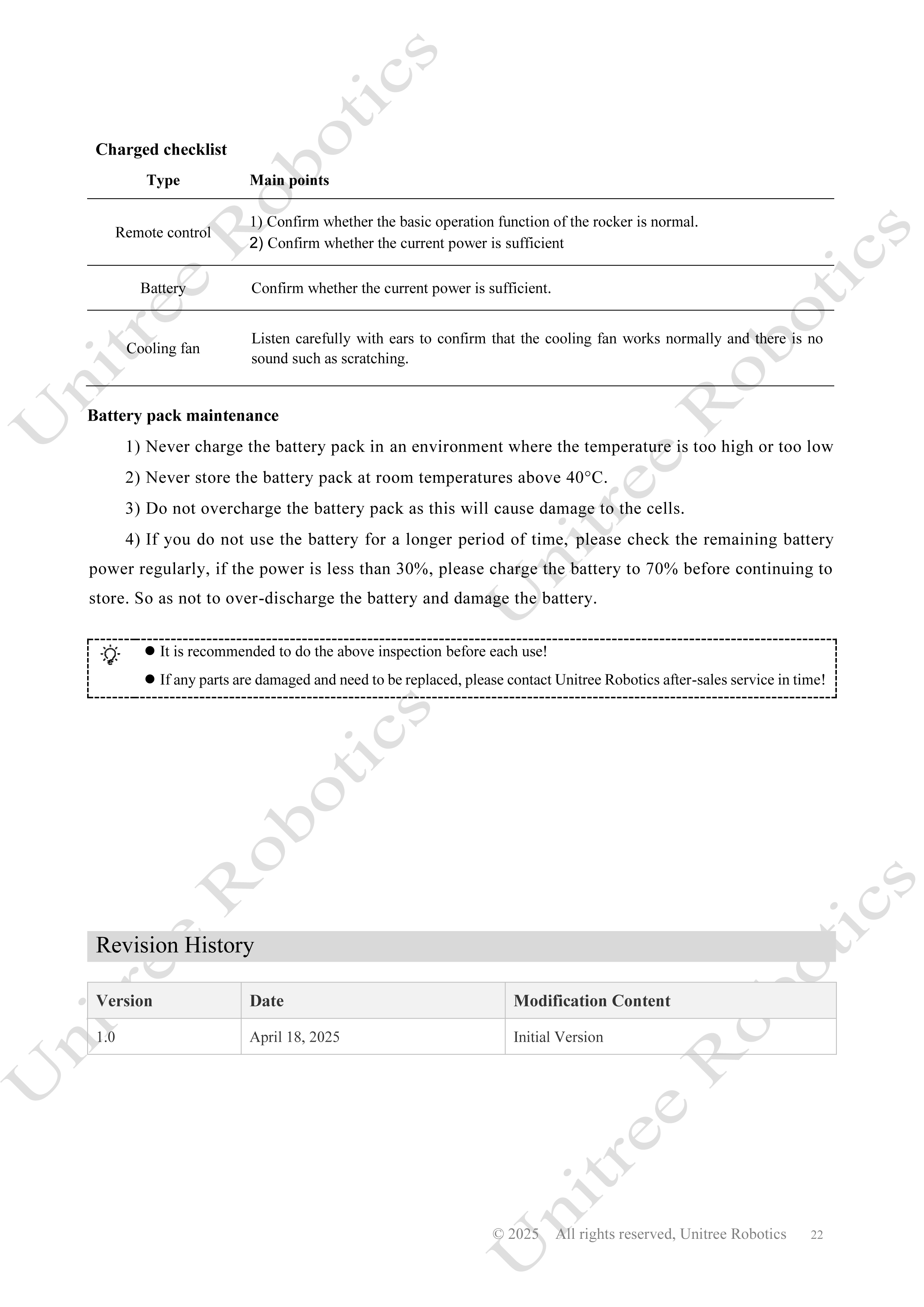 Unitree H1-2 Official User Manual page 23