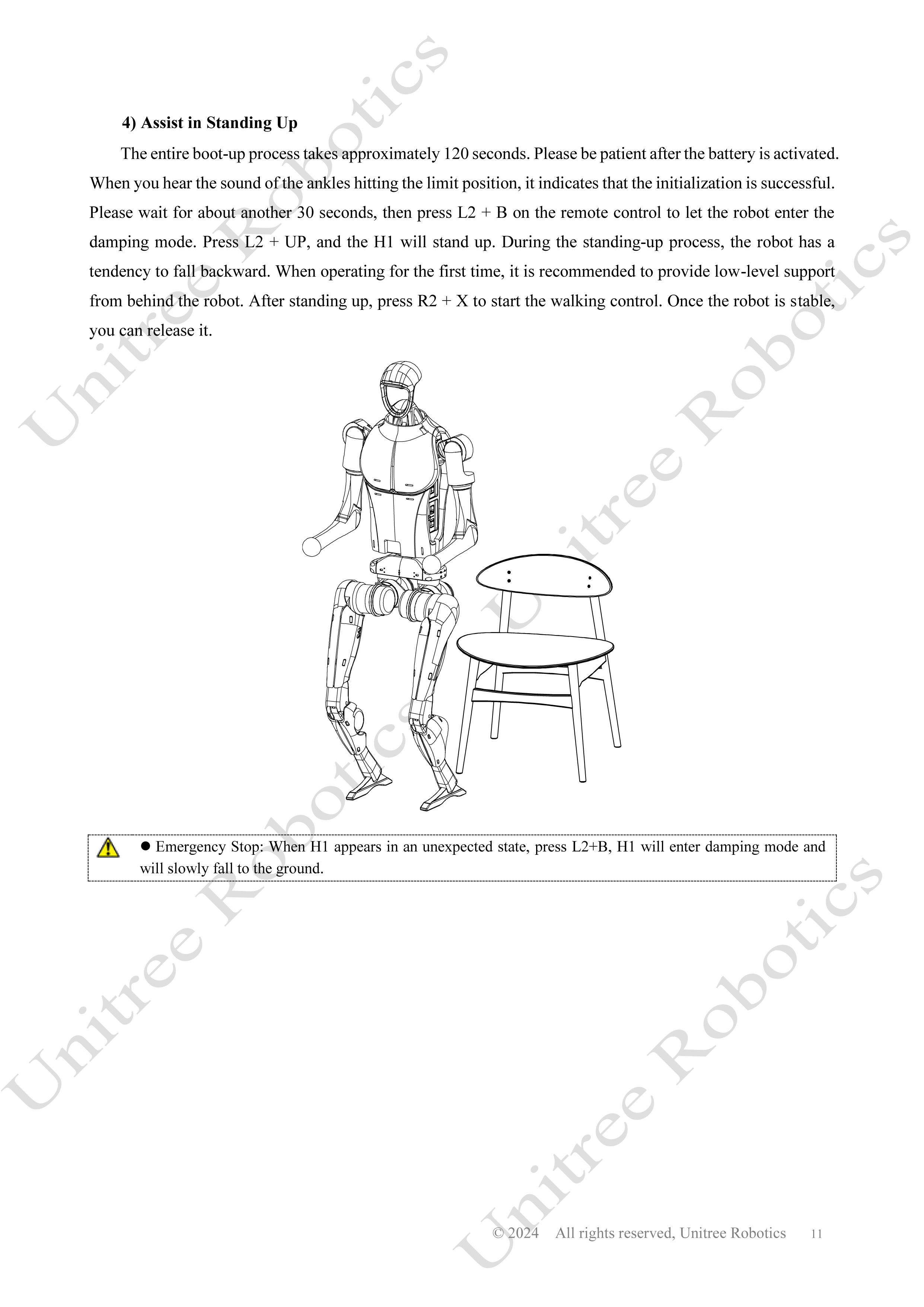 Unitree H1 Official User Manual page 12