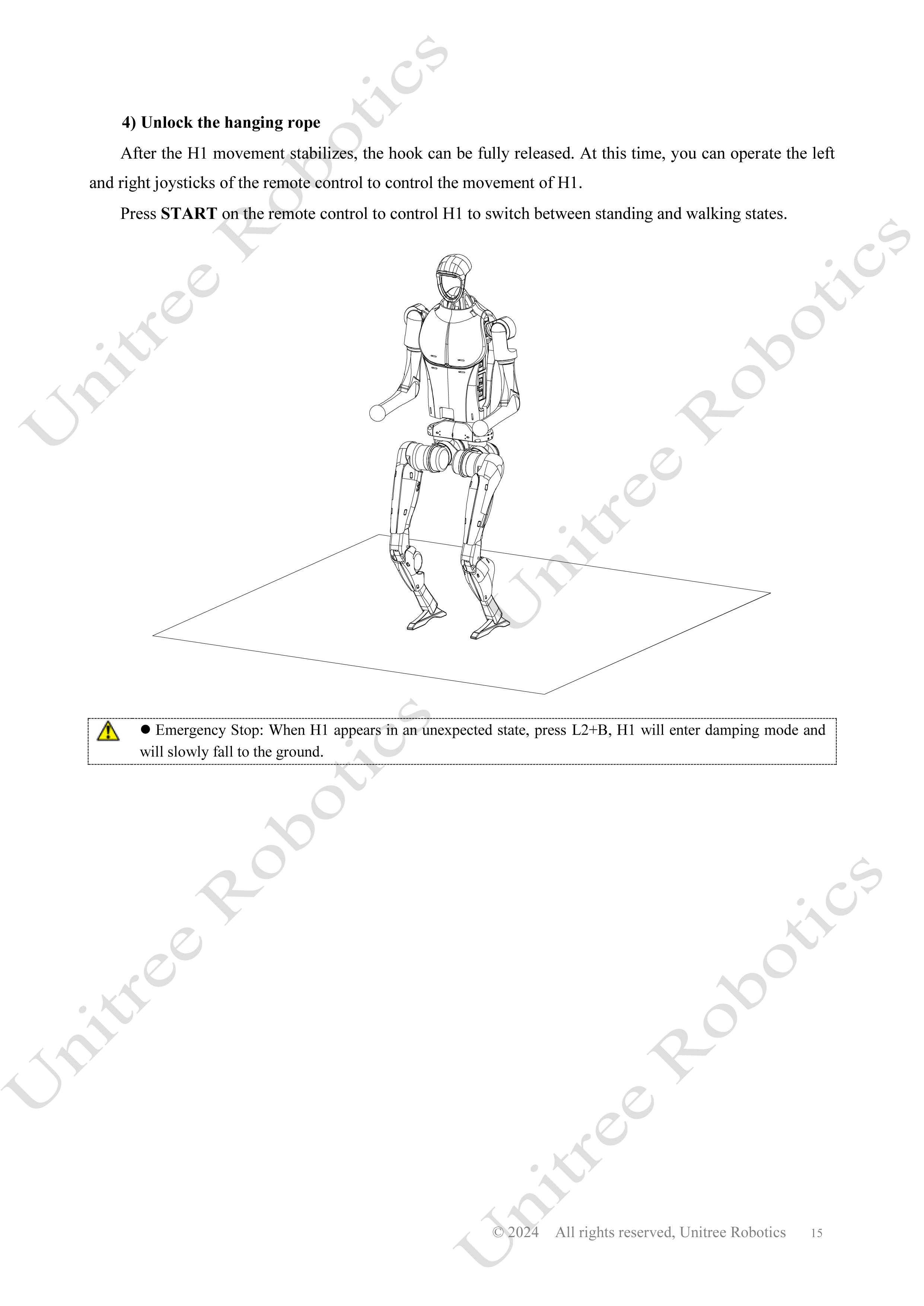 Unitree H1 Official User Manual page 16