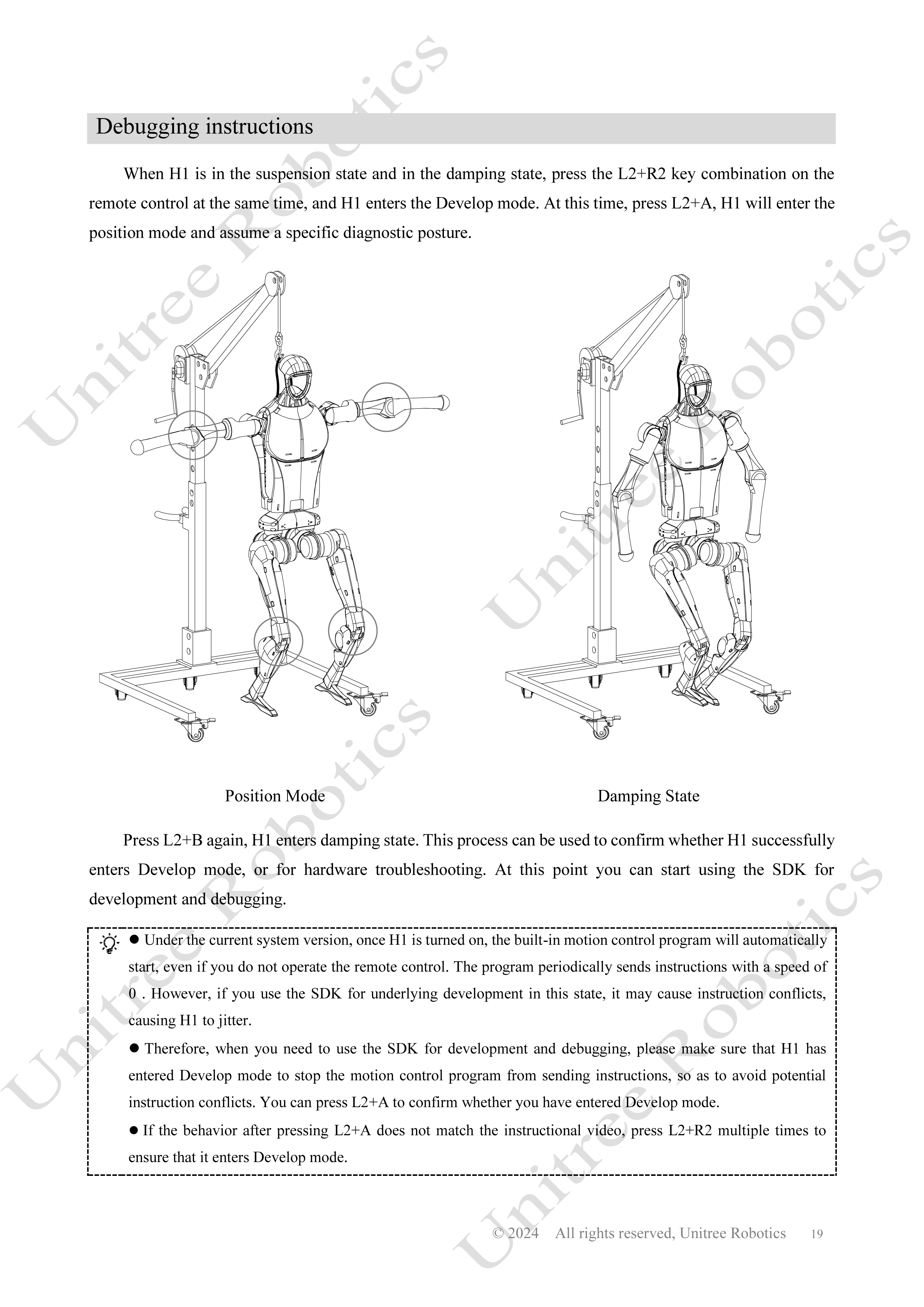 Unitree H1 Official User Manual page 20
