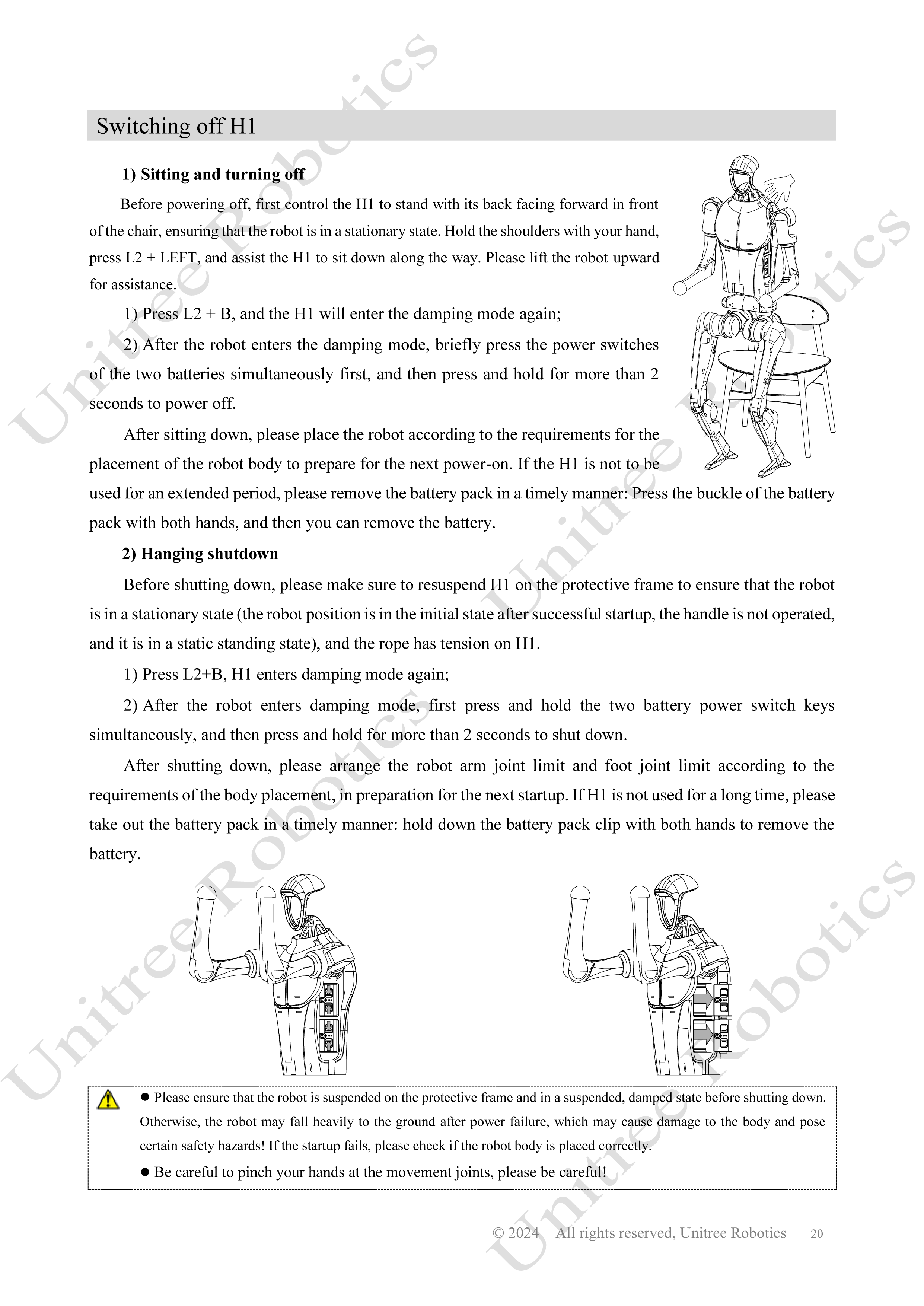 Unitree H1 Official User Manual page 21