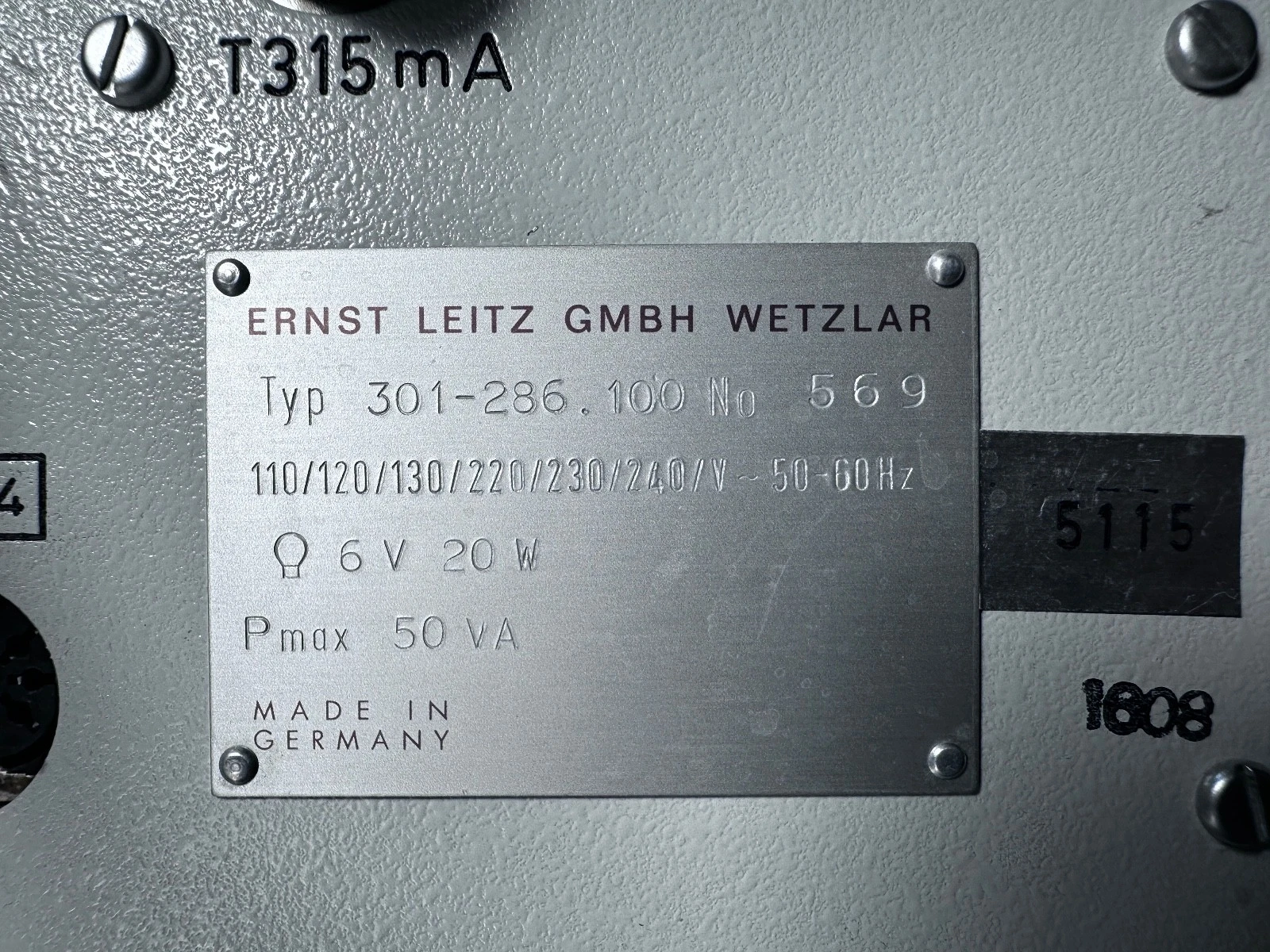 Ernst Leitz Wetzlar Type 301-286-100 Timer & Control Unit – Made in Germany — photo 9 of 15
