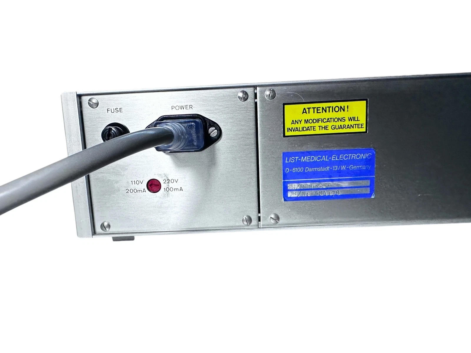List-Medical Electronic L/M EPC-7 Patch Clamp Amplifier – Tested, Working — photo 9 of 10