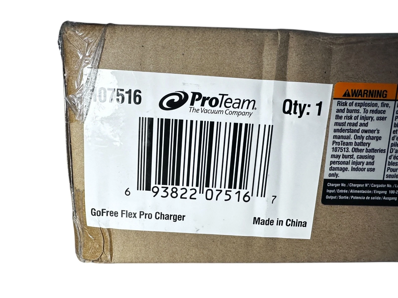NEW ProTeam GoFree Flex Pro Battery Charger #107516 – Genuine OEM Factory Sealed — photo 3 of 4