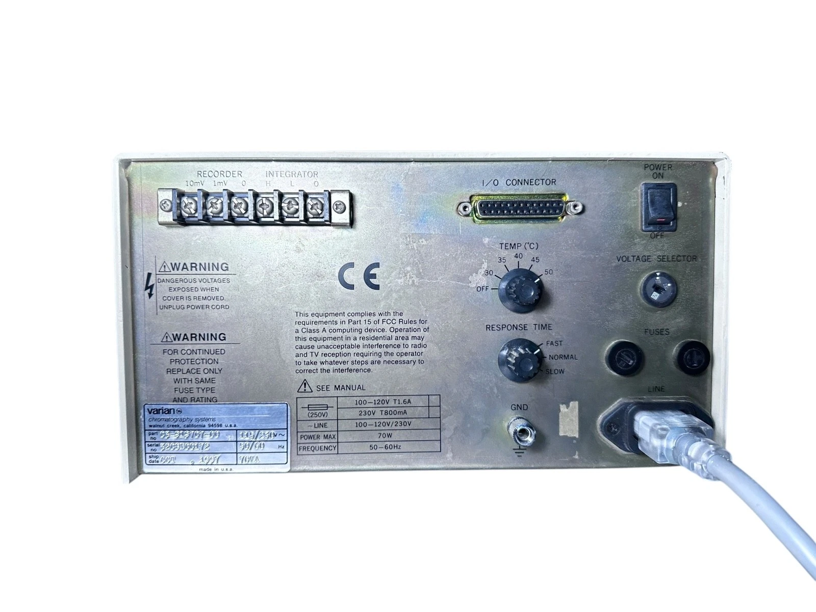 Varian Star 9040 03-919707 Refractive Index Detector — photo 4 of 8
