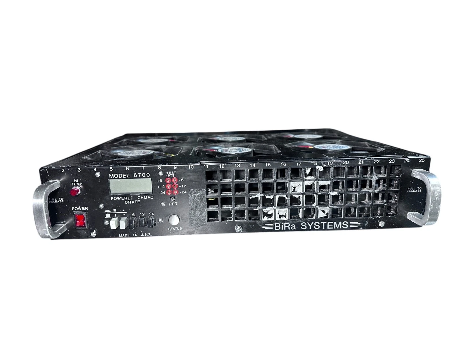 BiRa Systems MODEL 6700 CAMAC Power Supply Module