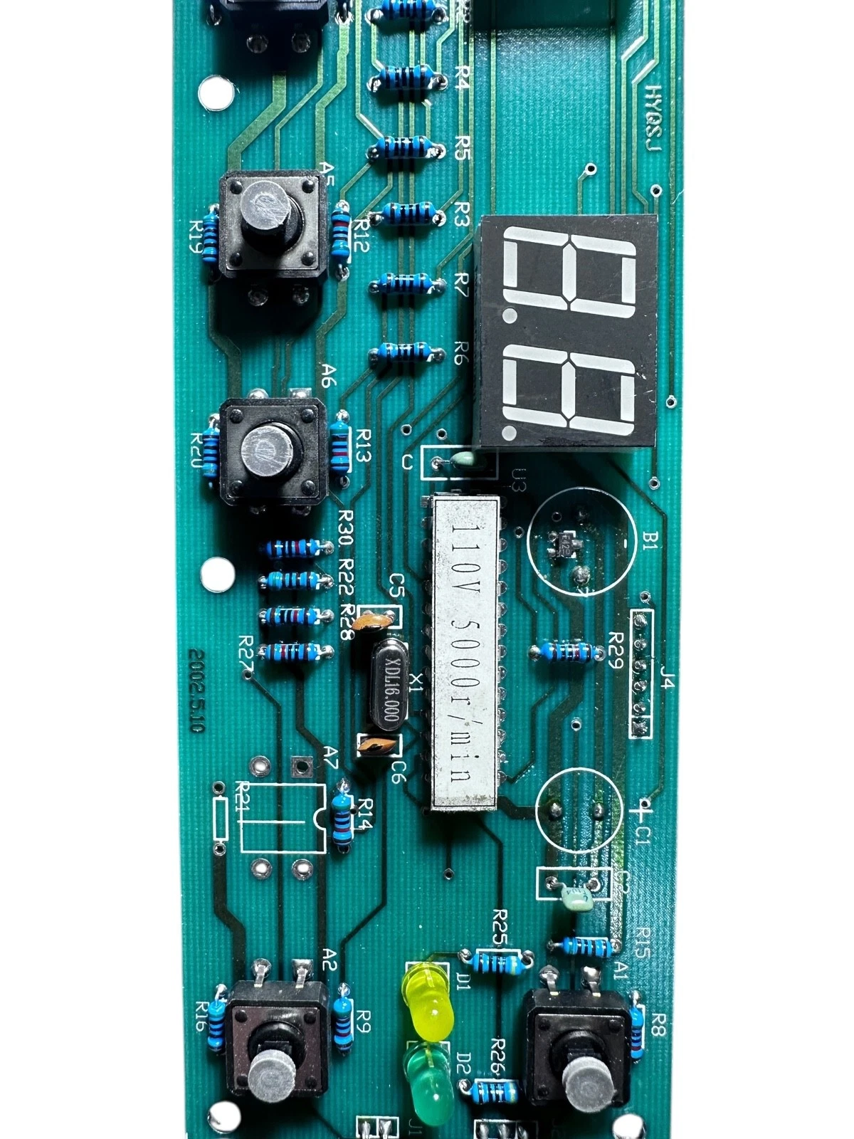 LW Scientific Straight 8-5K Front Control Panel Board – OEM Keypad + LED Display — photo 3 of 9