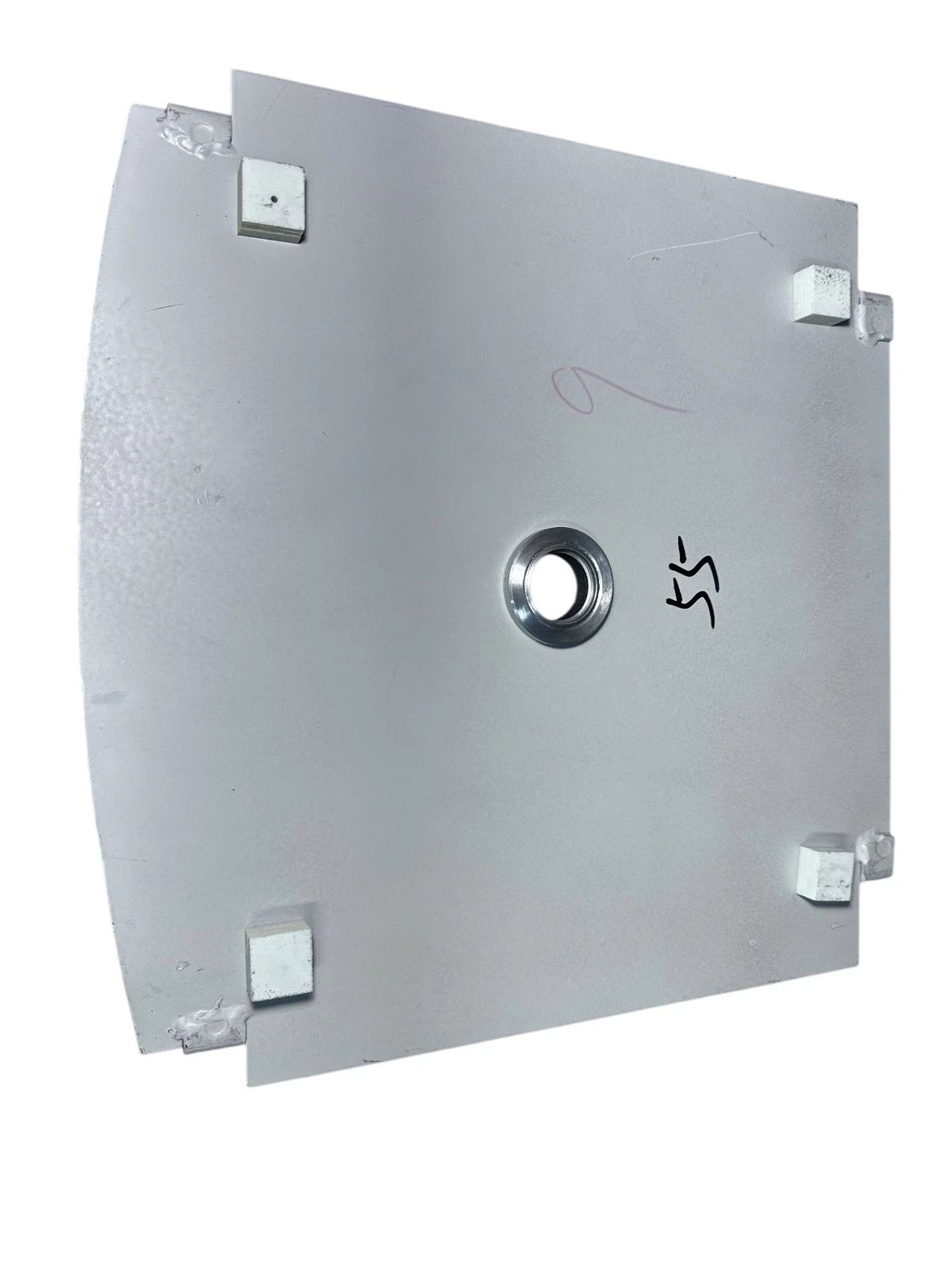 LW Scientific Straight 8-5K Inner Lid Plate Assembly w/ Brackets & Grommet — photo 4 of 7