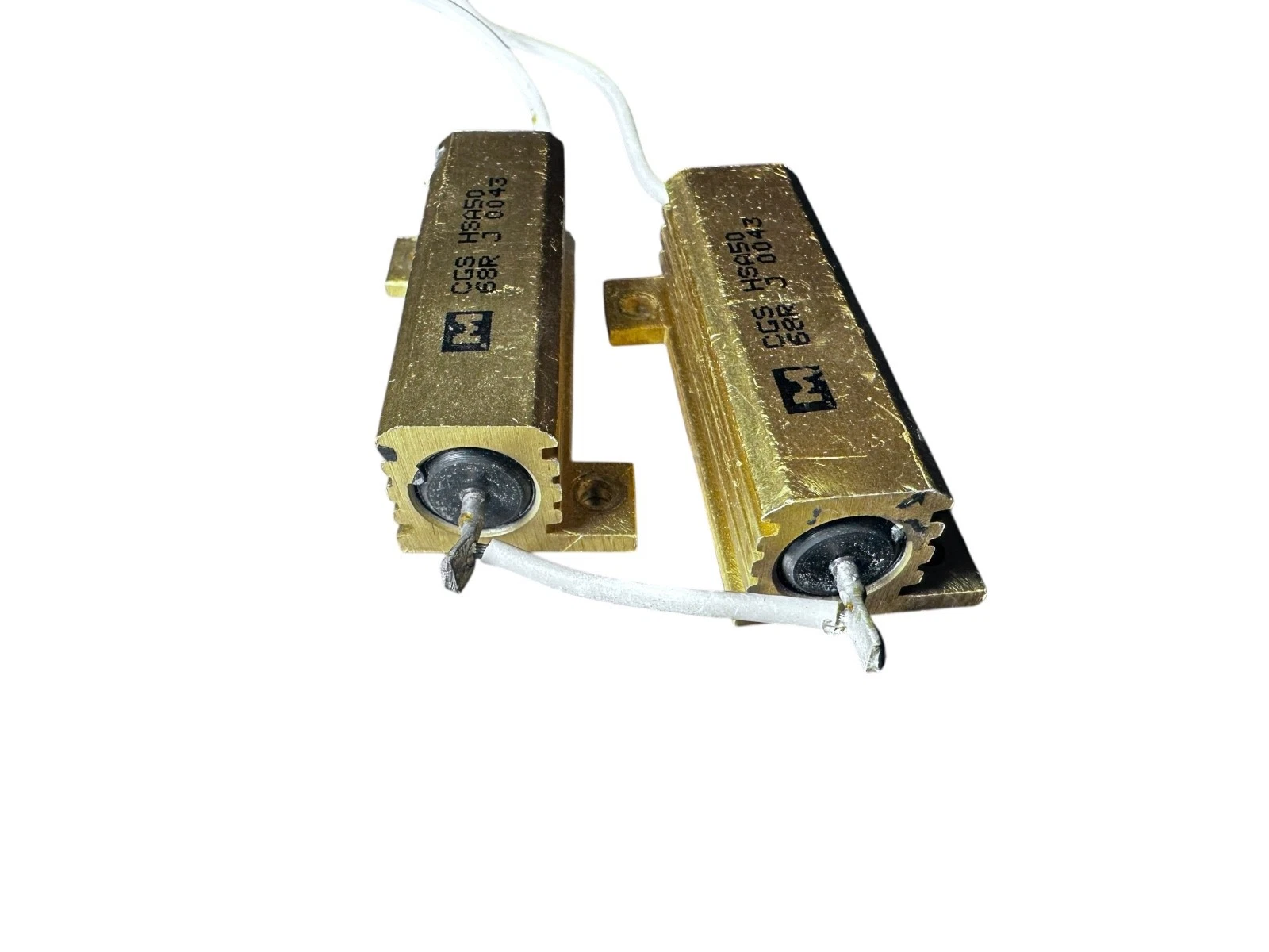2× CGS HS850 68R 100W Gold Aluminum Power Resistors – Tested – Eppendorf 5415D — photo 5 of 5