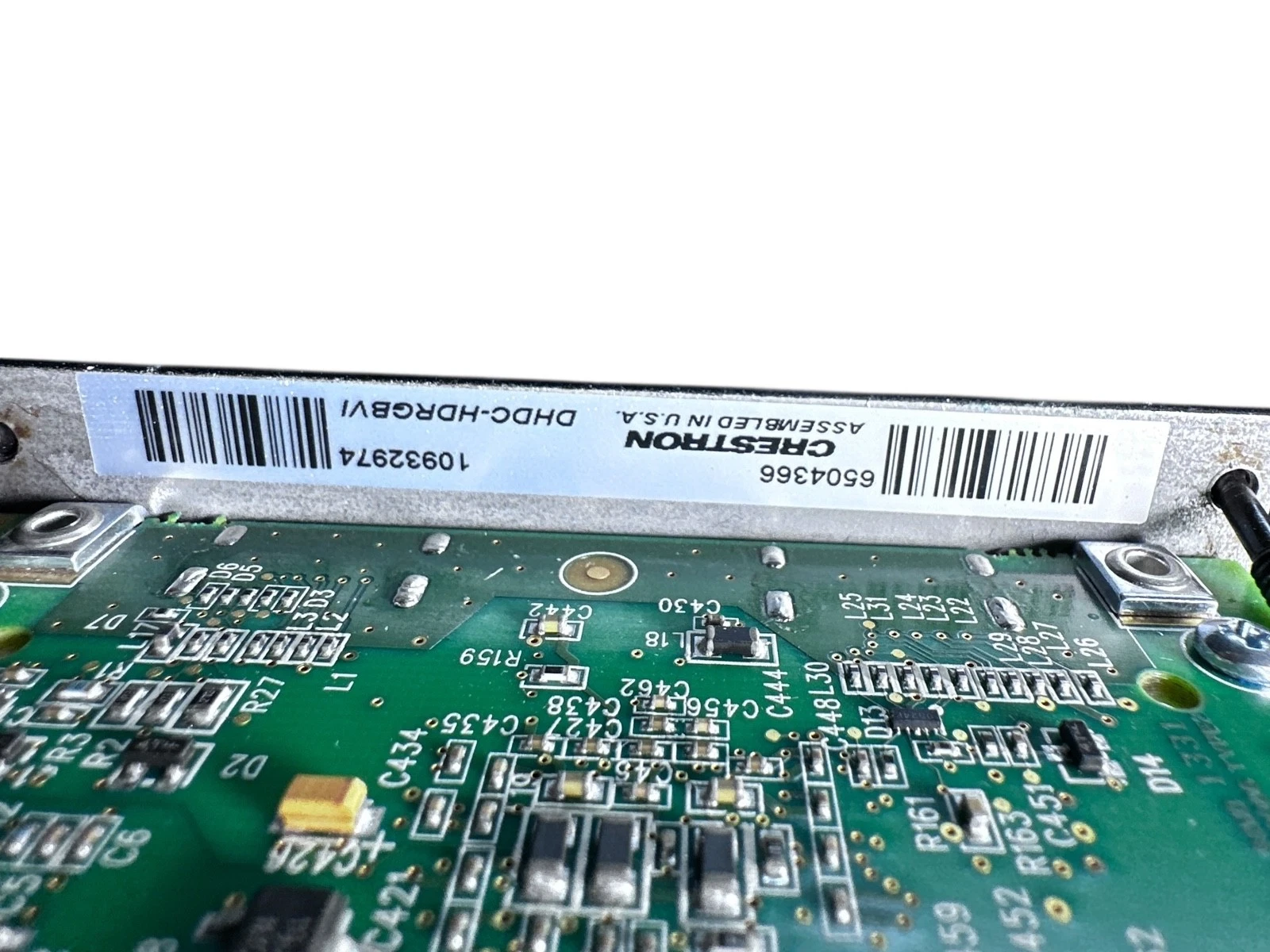 Crestron DHD-HDRGBVI DVI RGBHV YPbPr HDMI Input/Output Video Card Module — photo 3 of 5