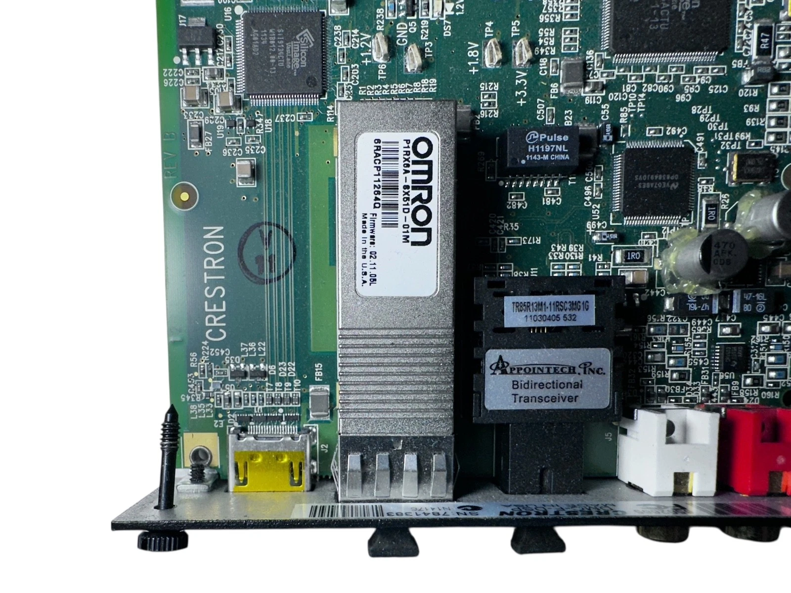 Crestron DMC-F-DSP Fiber DM Input Card w/ DSP HDMI Out + Audio Output — photo 3 of 5
