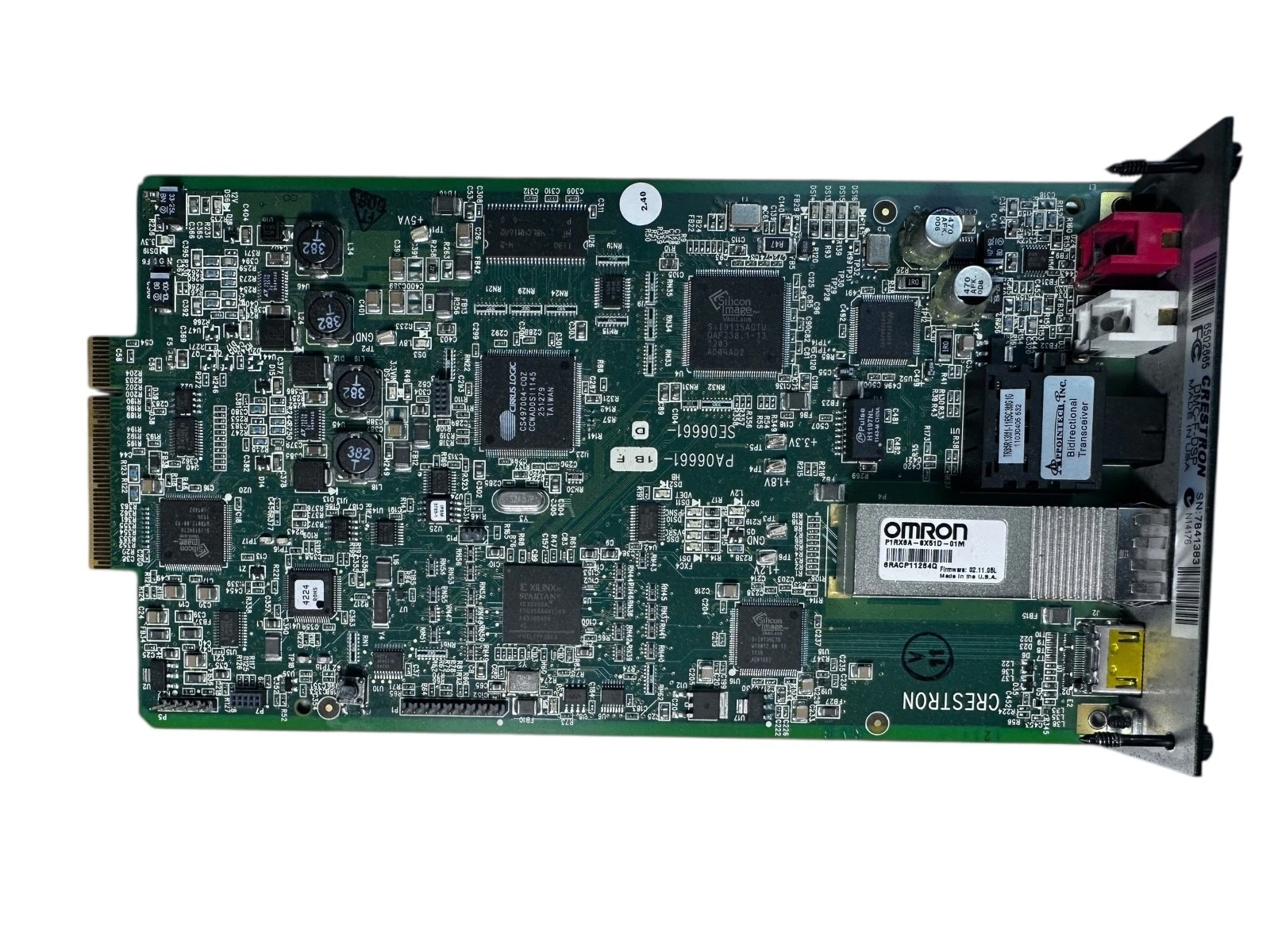 Crestron DMC-F-DSP Fiber DM Input Card w/ DSP HDMI Out + Audio Output — photo 5 of 5