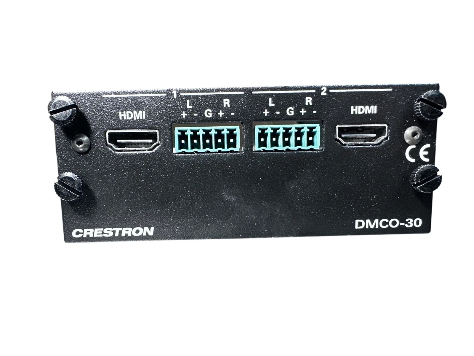 Crestron DMCO-30 Output Expansion Card – Dual HDMI + Balanced Audio – Tested