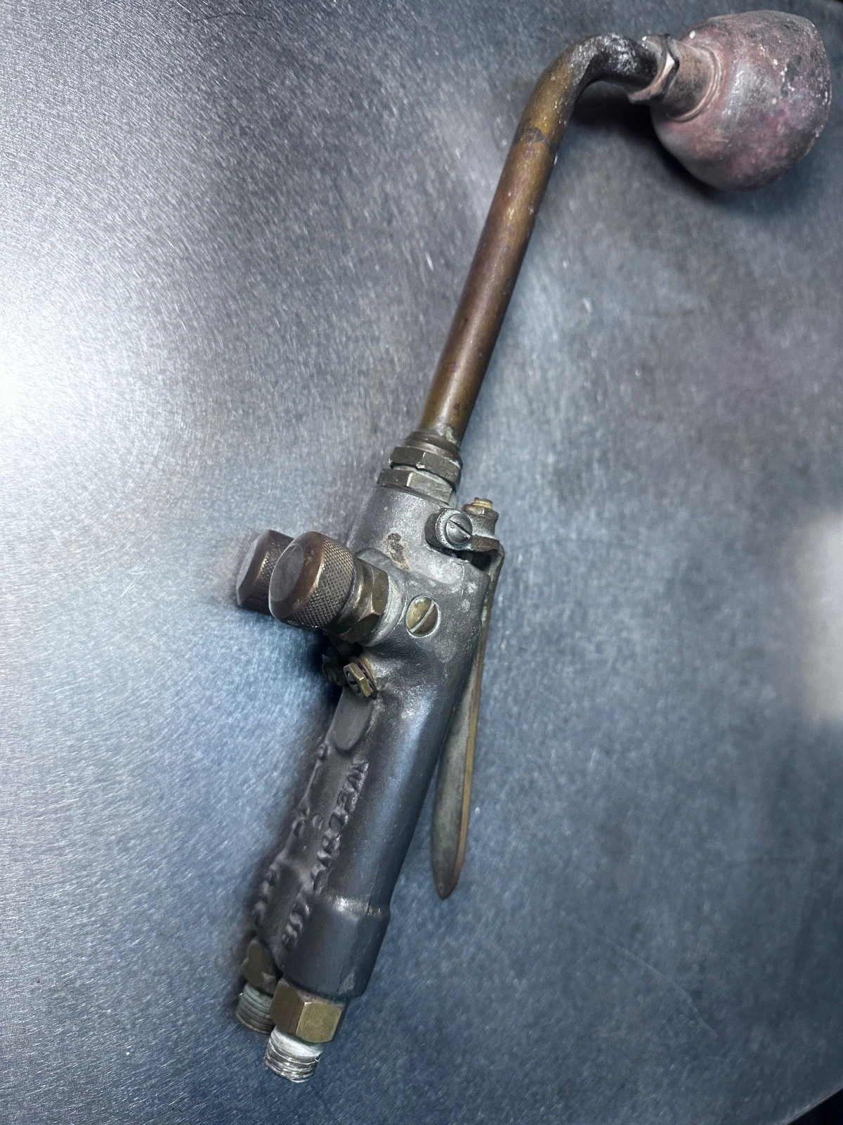 Vintage Torch Handle – “Weldit Air / Gas” Markings – Model O-47-0