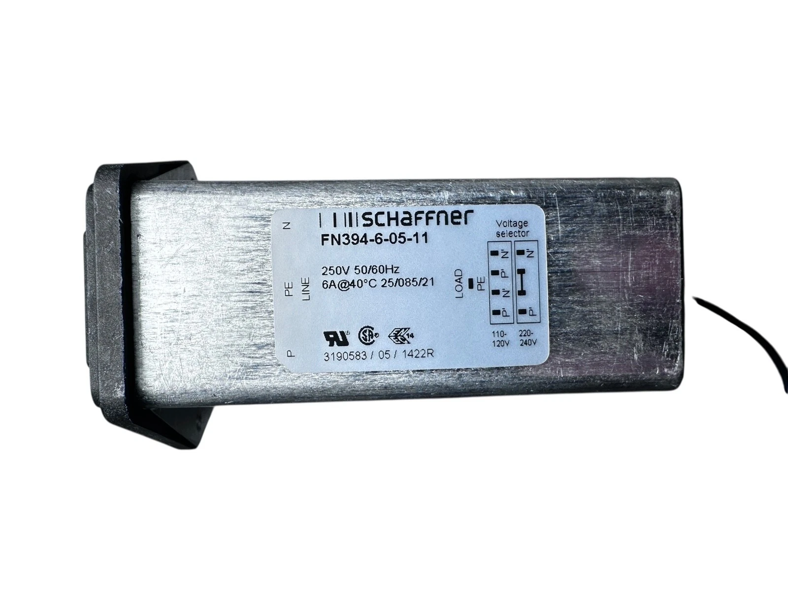 Schaffner FN394-6-05-11 EMI Filter IEC Inlet Beckman Coulter Biomek NXP — photo 2 of 8