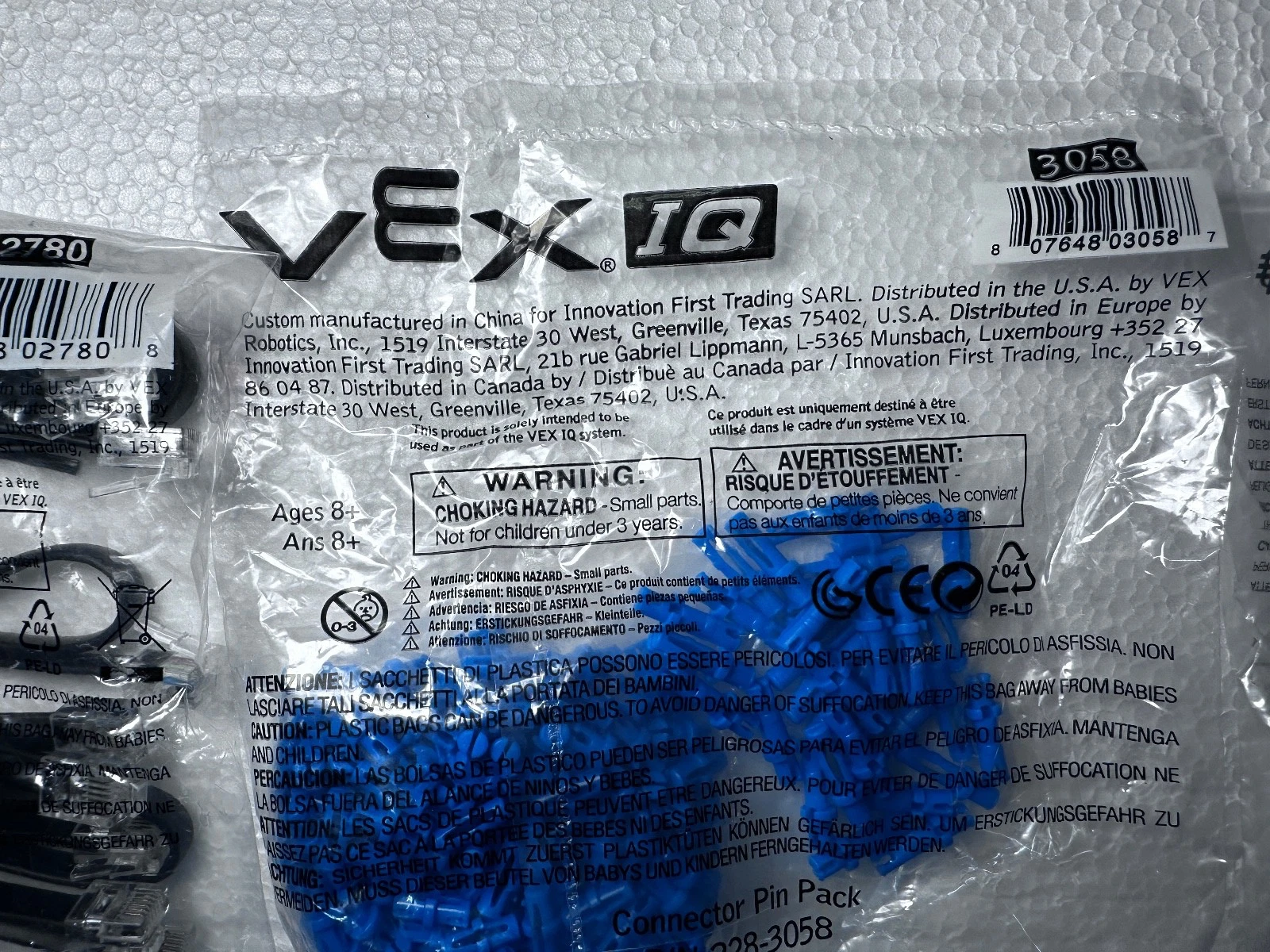 VEX IQ New Old Stock Parts Lot – Connectors, Pulleys, Bands, Cables – Sealed — photo 8 of 14