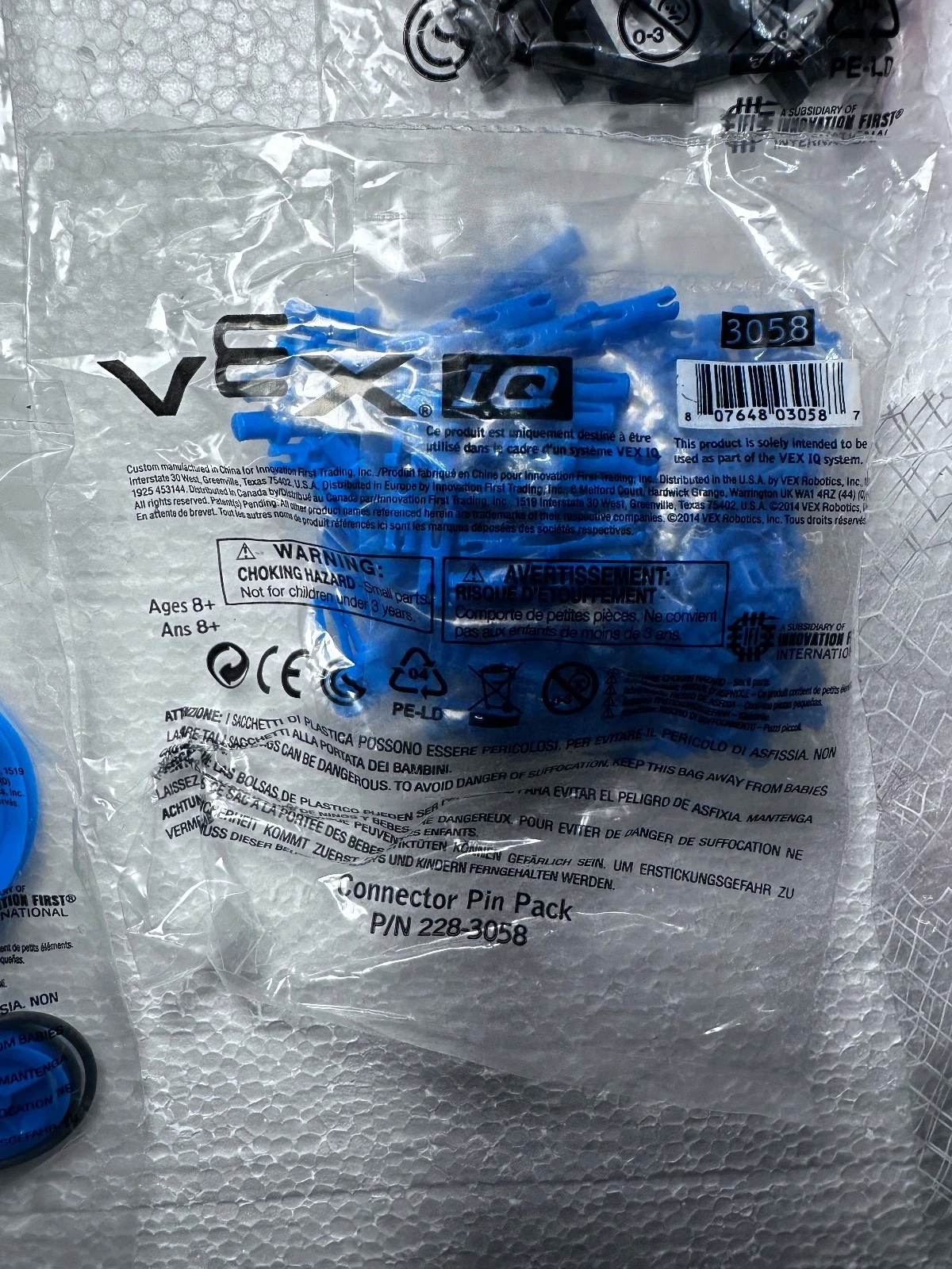 VEX IQ New Old Stock Parts Lot – Connectors, Pulleys, Bands, Cables – Sealed — photo 9 of 14