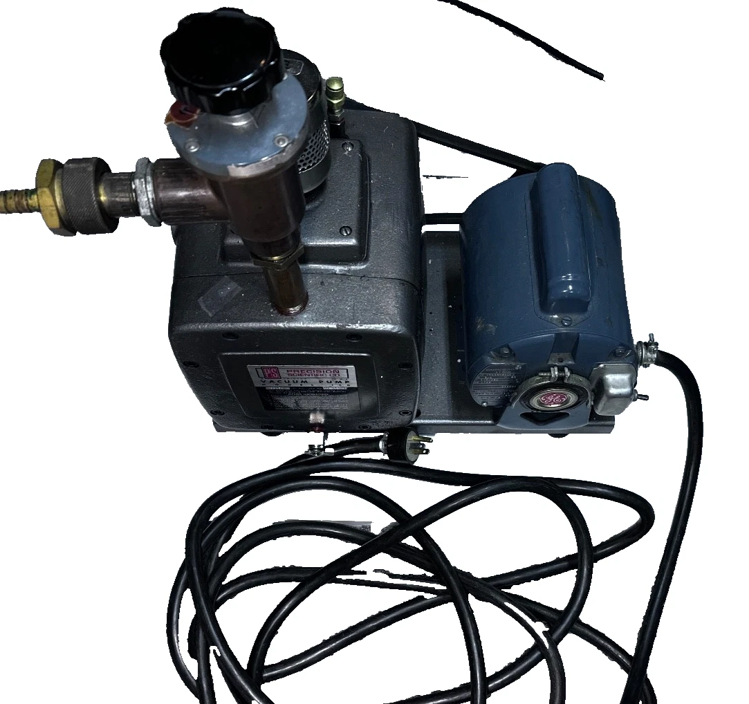 Precision Scientific Model 150 Vacuum Pump | GE 3/4 HP Motor | Tested — photo 4 of 9
