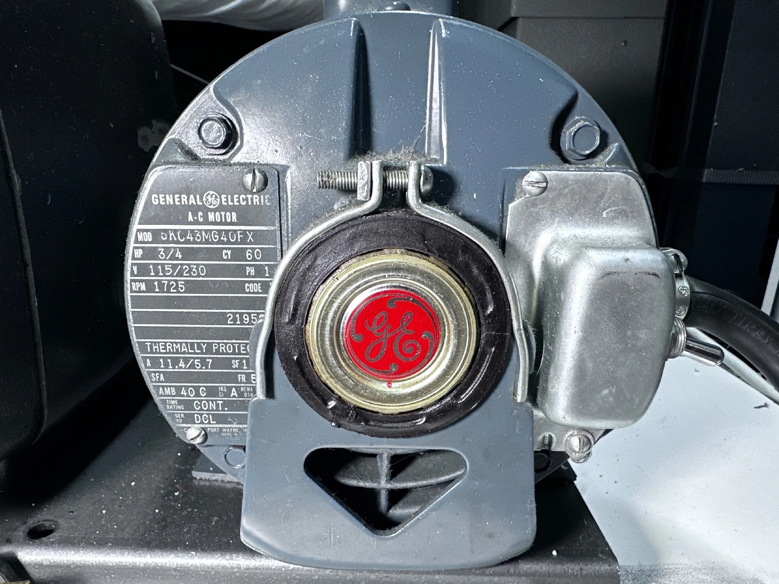 Precision Scientific Model 150 Vacuum Pump | GE 3/4 HP Motor | Tested — photo 6 of 9