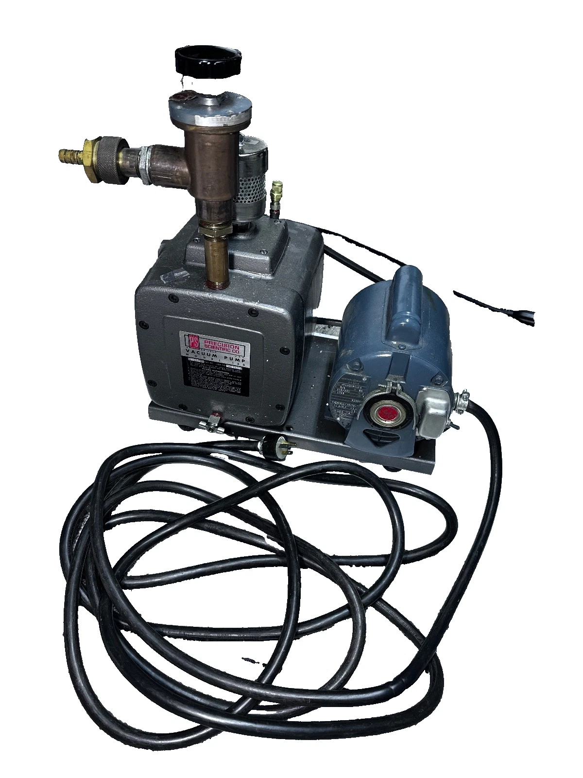 Precision Scientific Model 150 Vacuum Pump | GE 3/4 HP Motor | Tested — photo 9 of 9