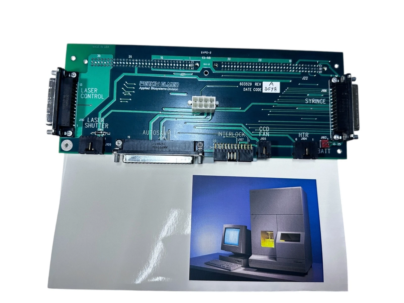 PerkinElmer / ABI Prism 310 Varistor PCB Board 603930 Rev D | Tested | OEM