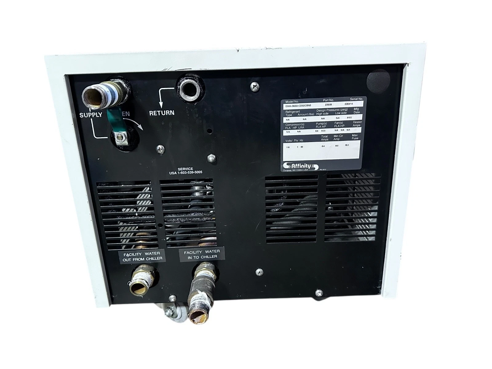 Affinity EWA-04AA-CD02CBN0 Recirculating Water Chiller 115V – Tested & Working — photo 6 of 8