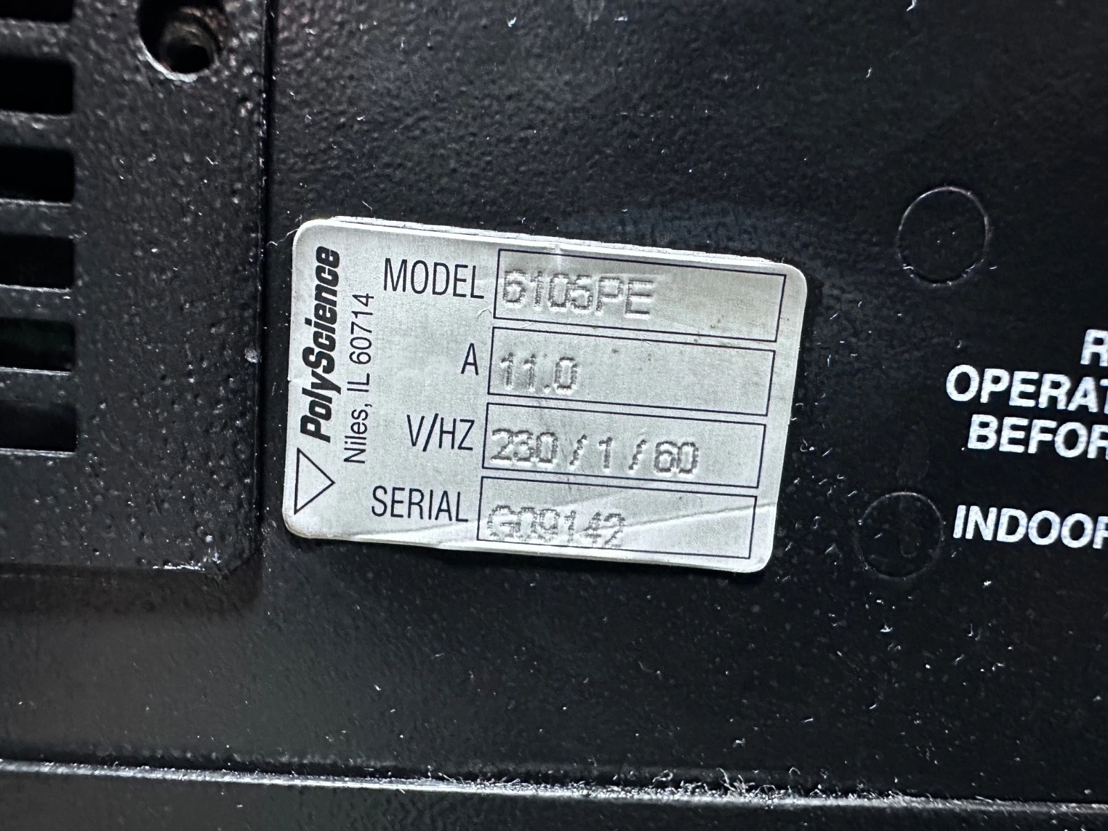 PolyScience 615PE Heated Recirculating Temperature Controller 230V – Tested — photo 9 of 9