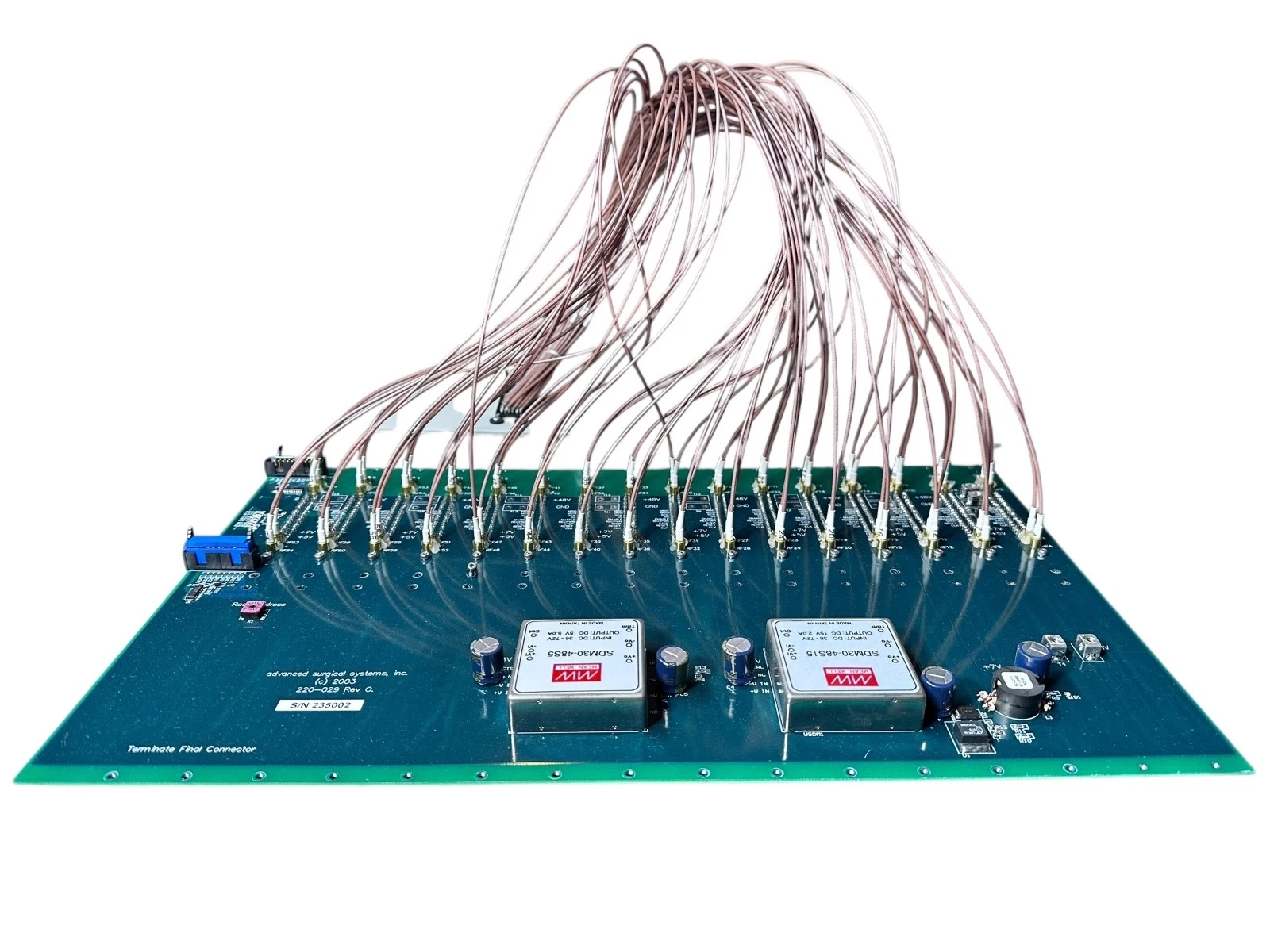 Advanced Surgical Systems RF Output Distribution Backplane Board 220-029 Rev C — photo 7 of 9