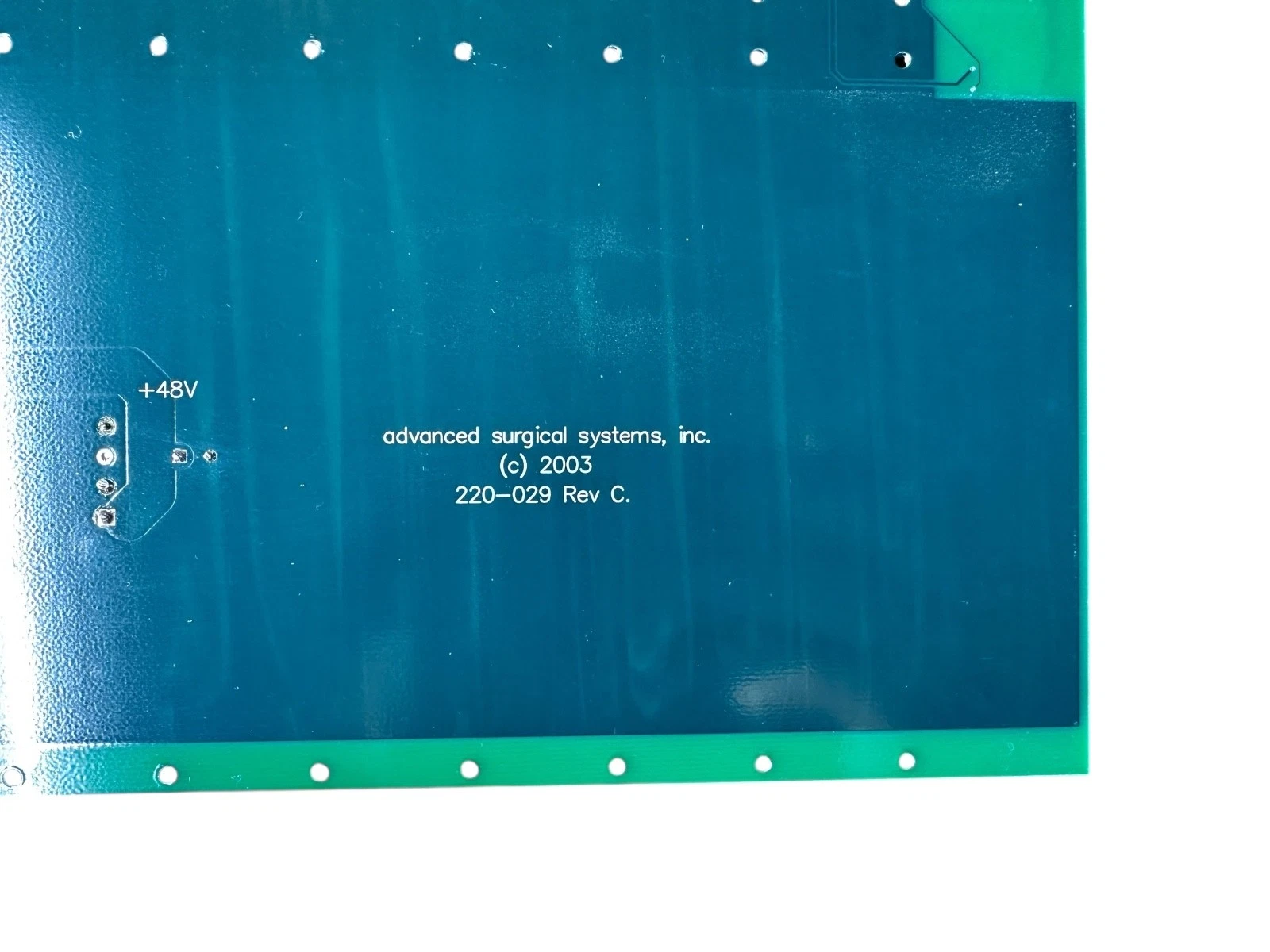 Advanced Surgical Systems RF Output Distribution Backplane Board 220-029 Rev C — photo 9 of 9