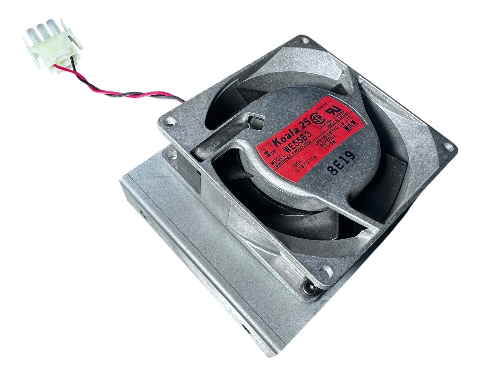 Koala 25 WE5B3 AC Cooling Fan 100V Japan Servo w/ Metal Mounting Bracket — photo 3 of 5