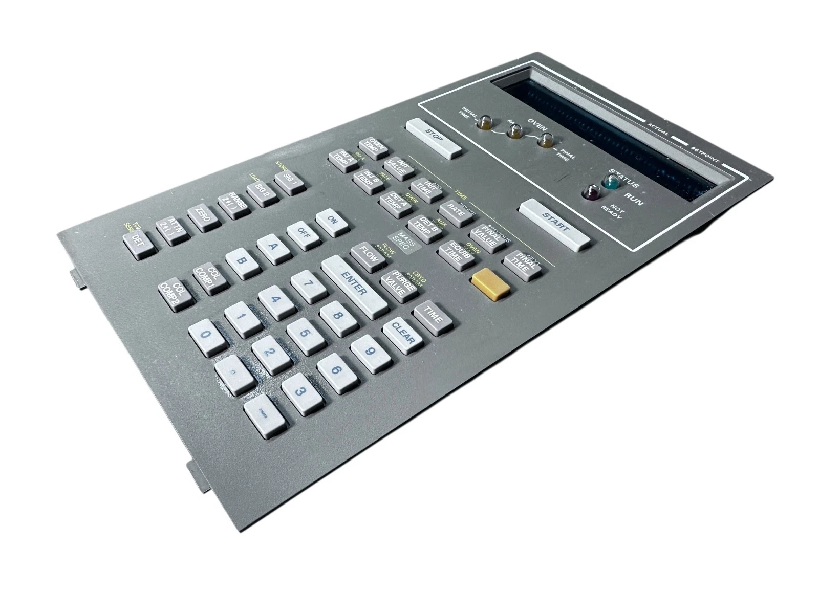 HP 5890 Series II Gas Chromatograph Front Control Panel / Keypad Assembly — photo 2 of 5