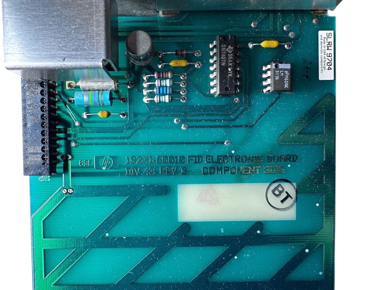 HP 5890 Series II RS-232 / HP-IB Interface PCB Assembly – P/N 19257-60020 — photo 2 of 5