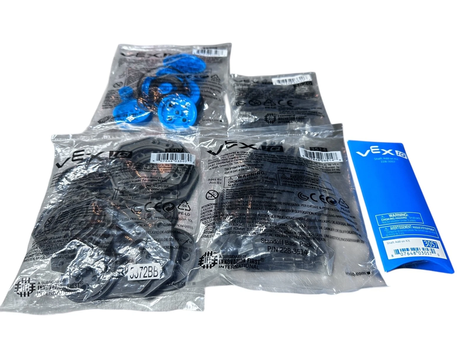 VEX IQ Robotics LOT Base Packs – NOS – Parts #3057, 3507, 3508, 3514, 3620 — photo 2 of 9