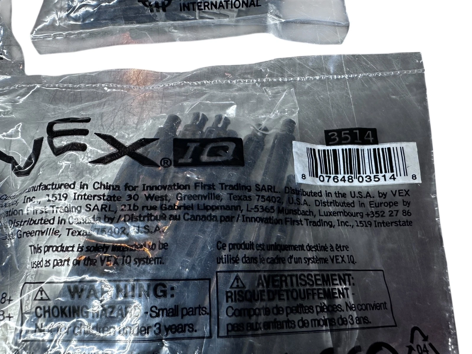 VEX IQ Robotics LOT Base Packs – NOS – Parts #3057, 3507, 3508, 3514, 3620 — photo 5 of 9