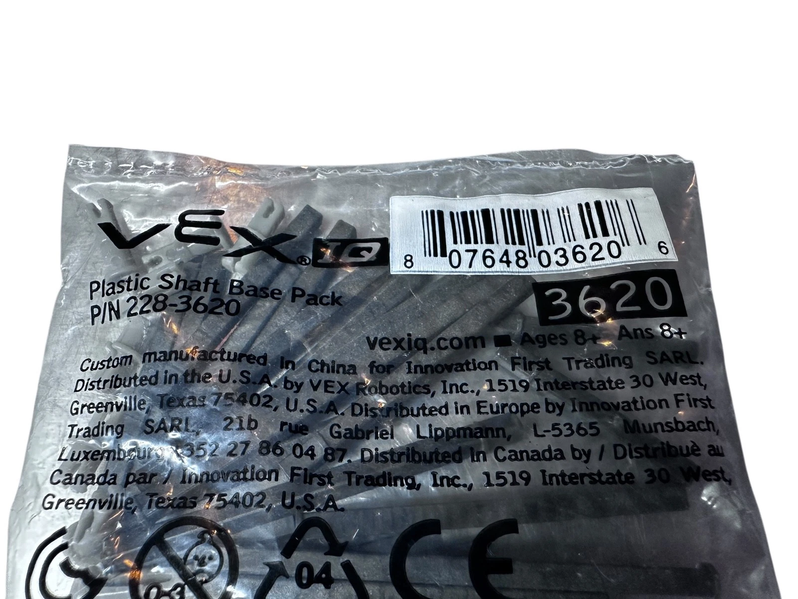 VEX IQ Robotics LOT Base Packs – NOS – Parts #3057, 3507, 3508, 3514, 3620 — photo 6 of 9