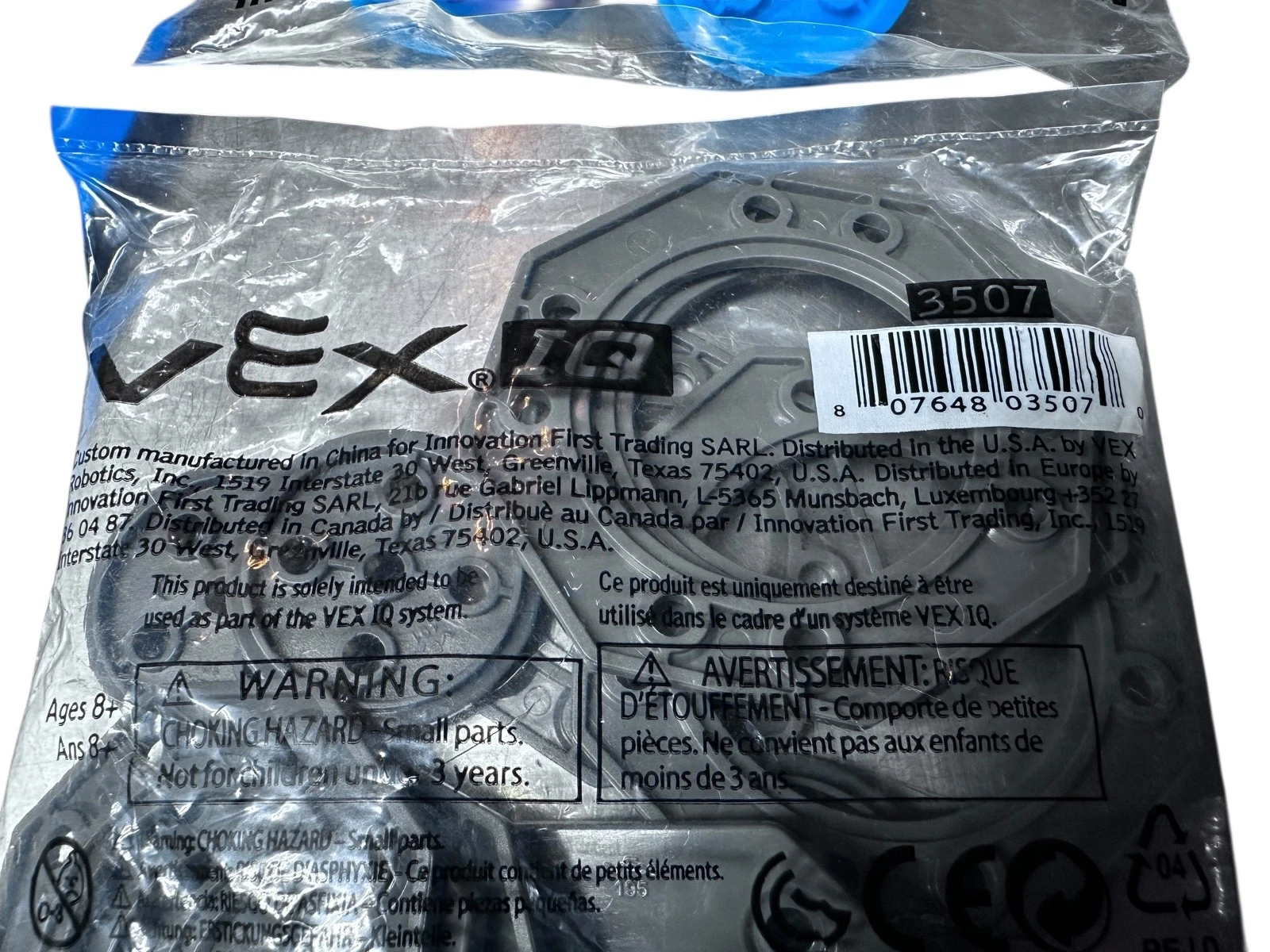 VEX IQ Robotics LOT Base Packs – NOS – Parts #3057, 3507, 3508, 3514, 3620 — photo 8 of 9