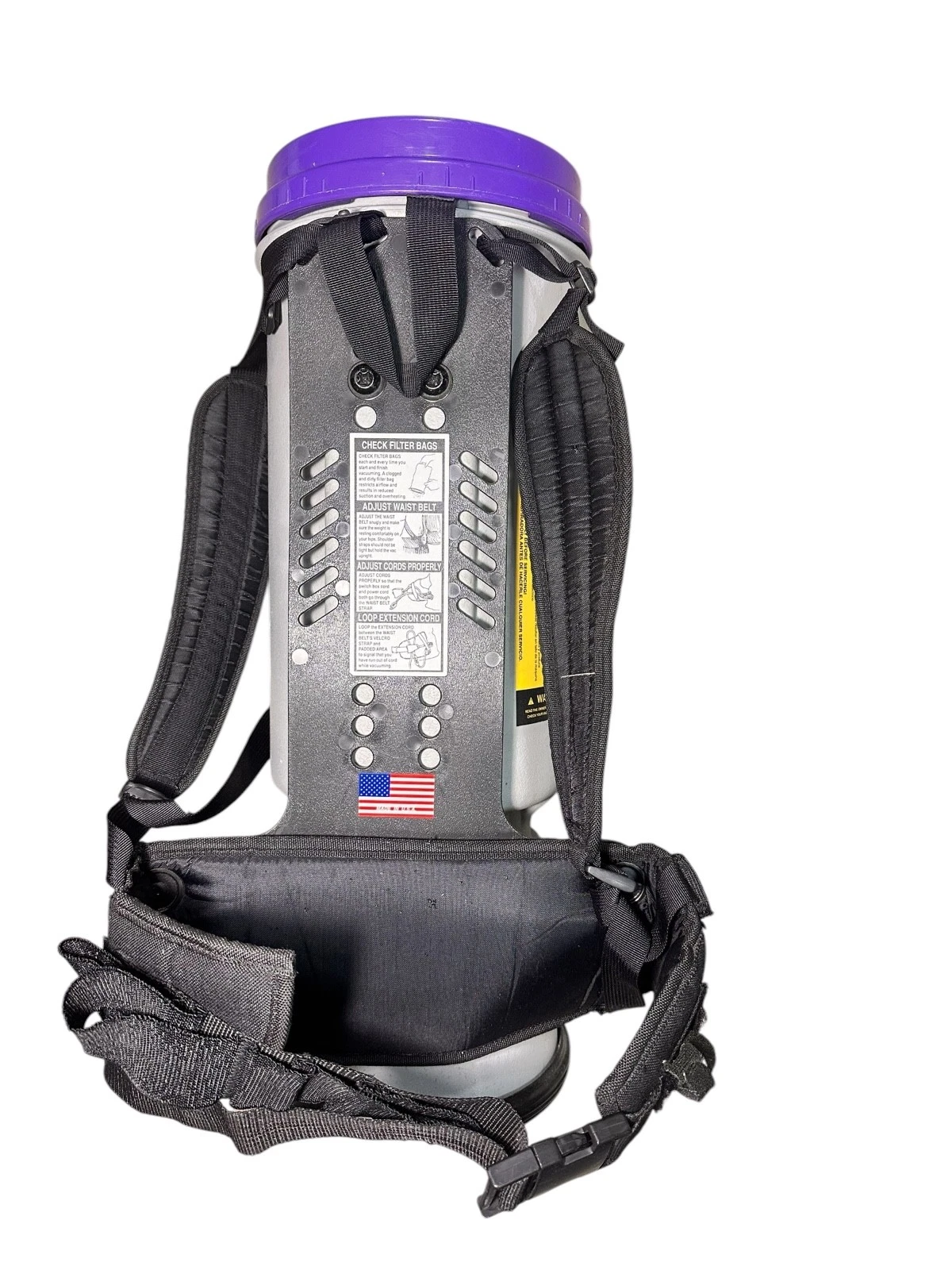 ProTeam Super Coach Backpack Vacuum SCM-1282 Commercial Cleaner Tested Works REA — photo 2 of 5