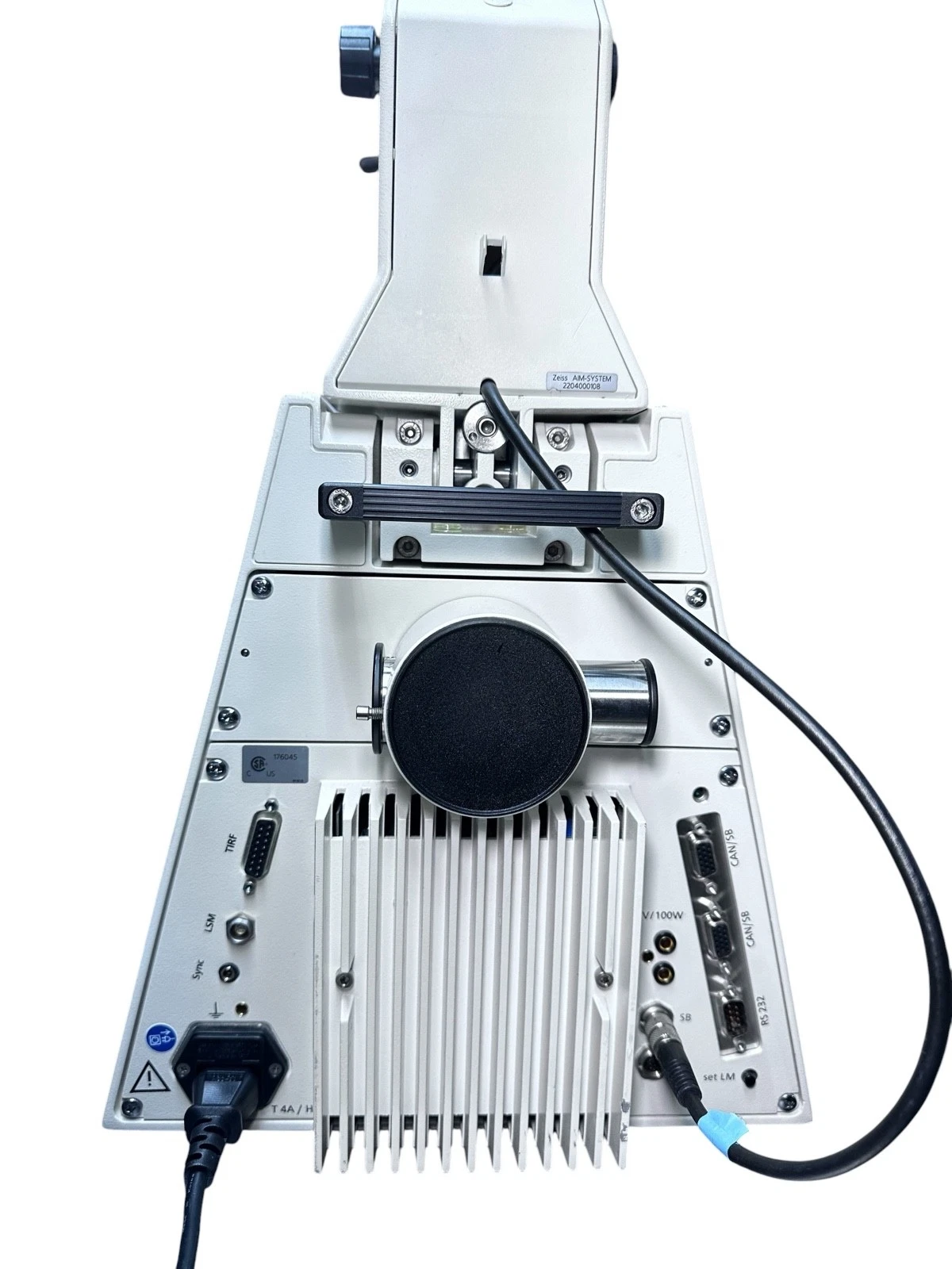 Zeiss Axiovert 200M MAT Inverted Microscope w/ Turret, Eyepieces, Manual Tested — photo 7 of 13