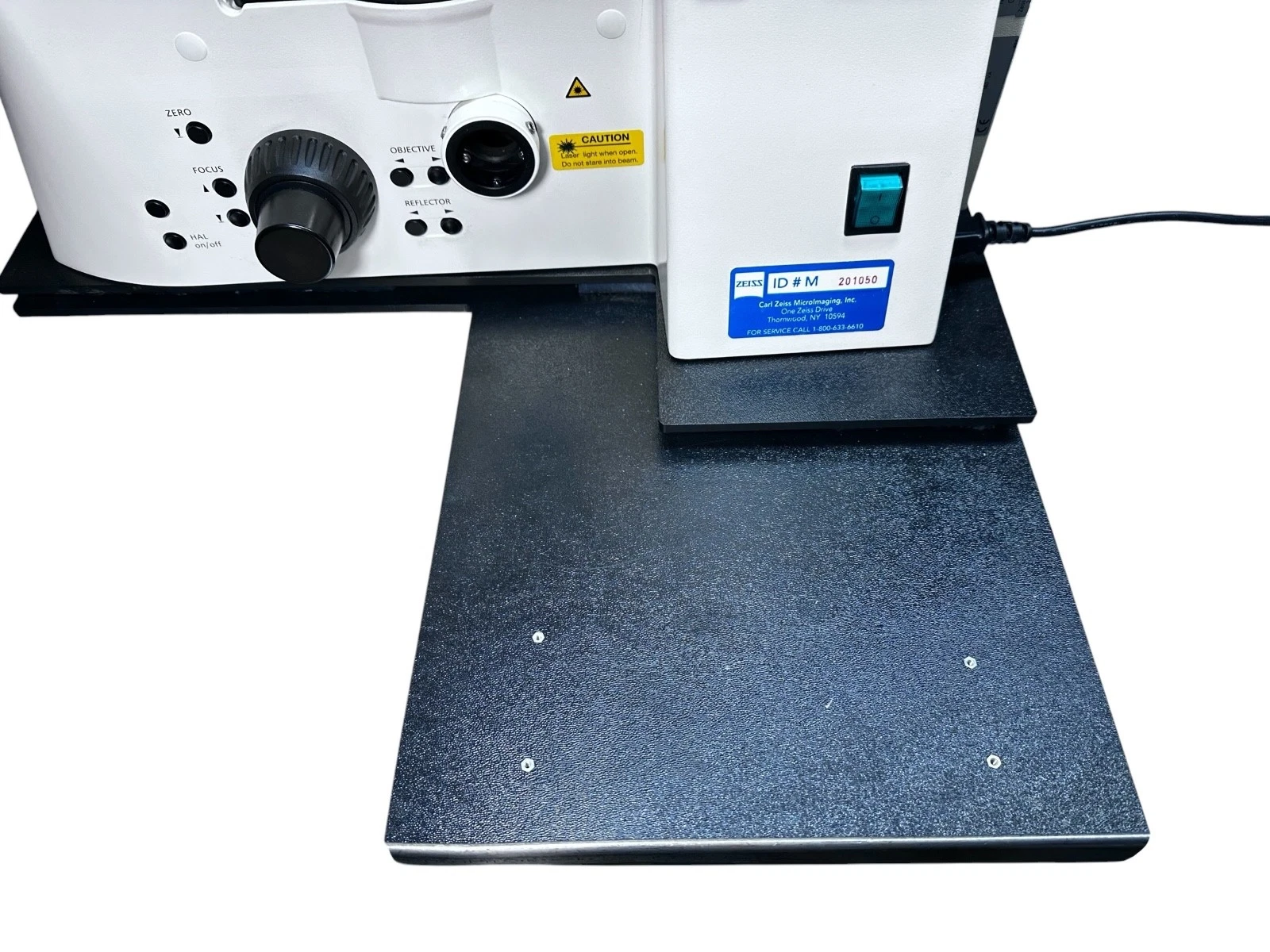 Zeiss Axiovert 200M MAT Inverted Microscope w/ Turret, Eyepieces, Manual Tested — photo 8 of 13