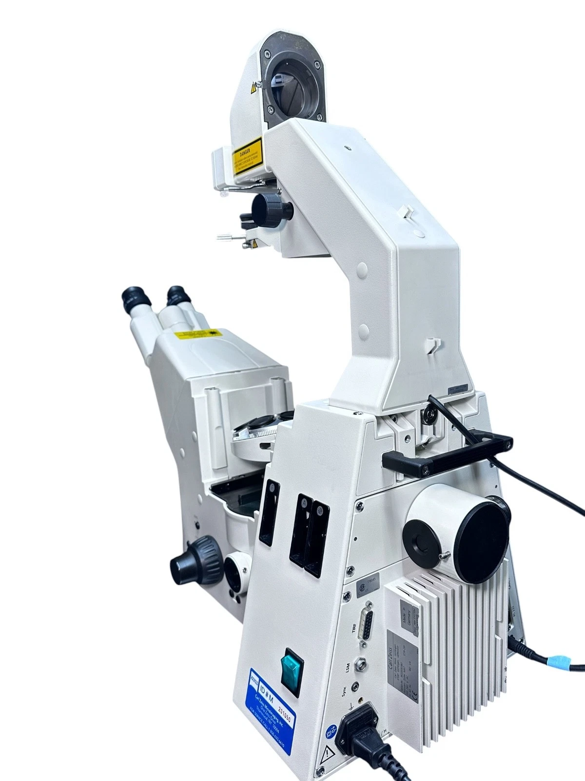 Zeiss Axiovert 200M MAT Inverted Microscope w/ Turret, Eyepieces, Manual Tested — photo 9 of 13